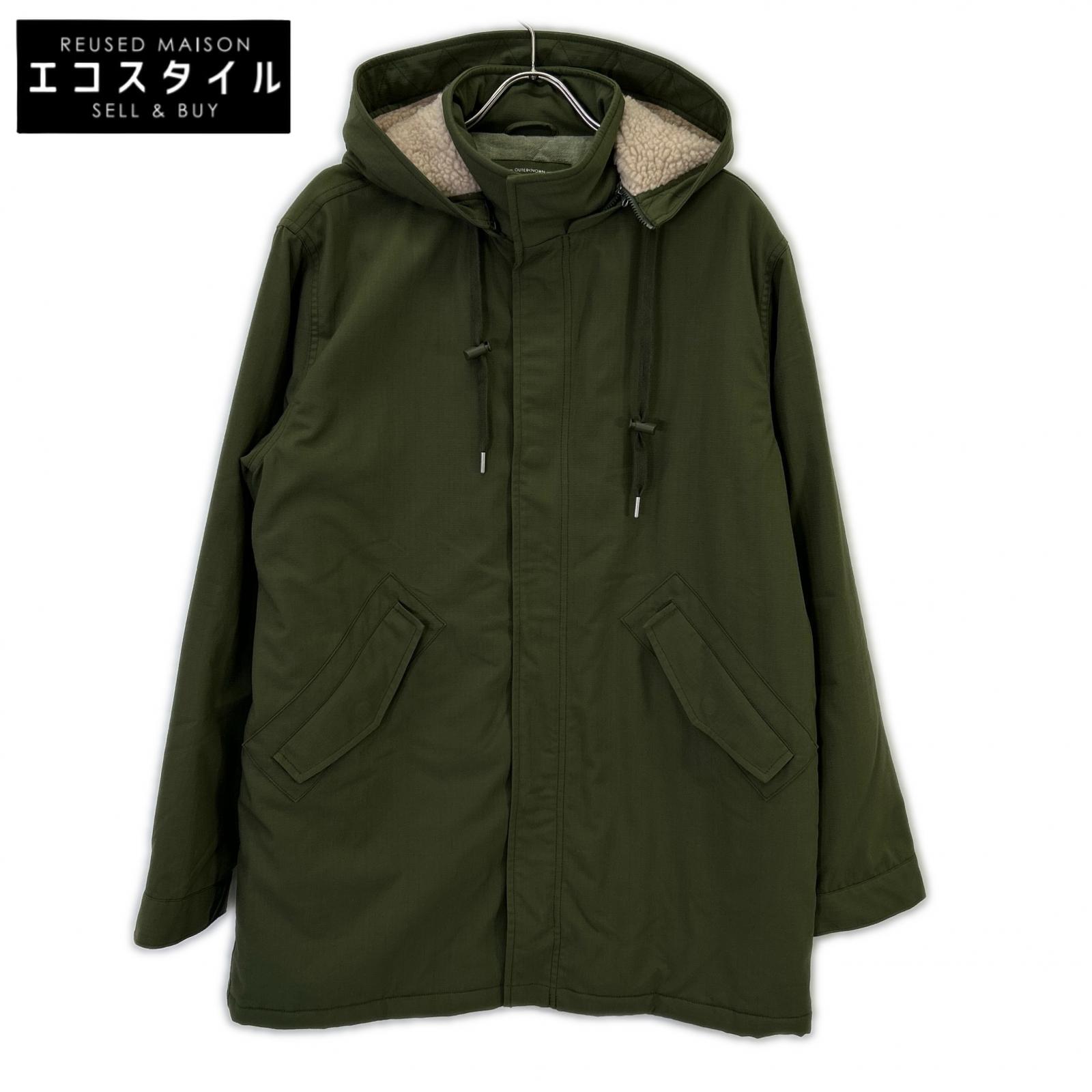 OUTERKNOWN アウターノウン 3020400233 ｶｰｷ ﾘｯﾌﾟｽﾄｯﾌﾟﾅｲﾛﾝ ﾓｯｽﾞﾊﾟｰｶ ジャケット M カーキ メンズ 【中古】