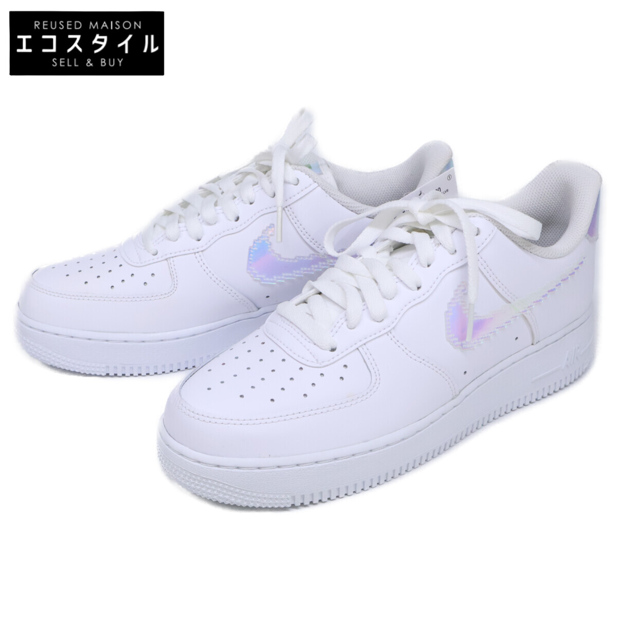 NIKE ナイキ 【美品】CV1699-100 Air Force 1 Low 07 LV8 空軍 1 07 LV8 スニーカー シューズ 25.5 White/Multi Color メンズ 【中古】