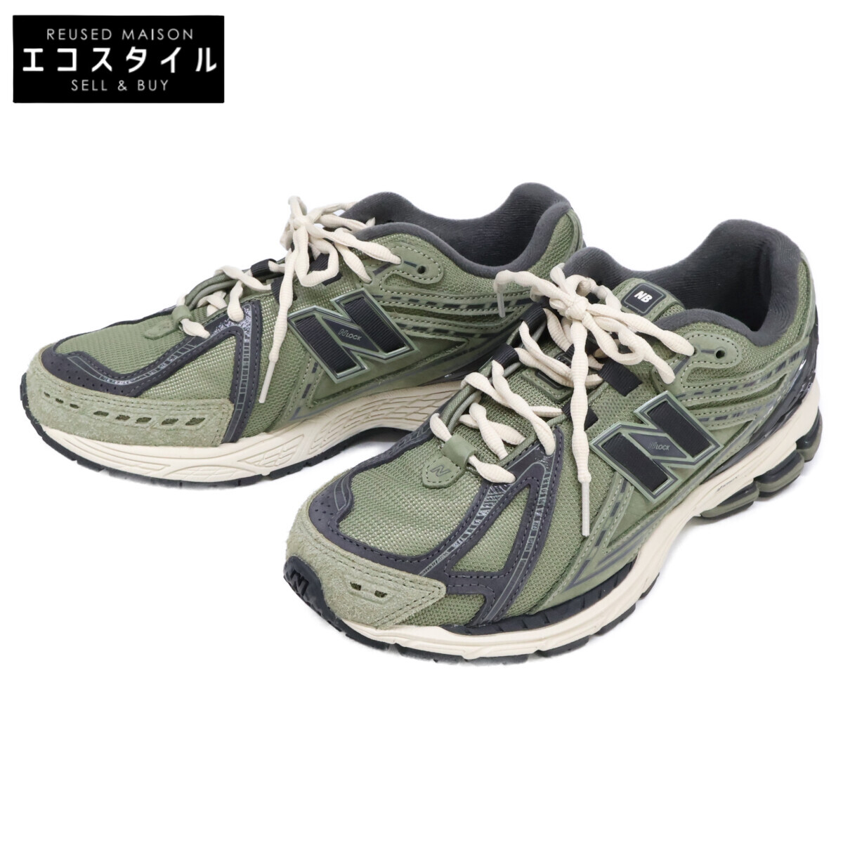 NEW BALANCE ニュー平衡にする 【新品負けず劣らず】U1906RGT ローカットスニーカー シューズ 26 カーキ メンズ 【中古】