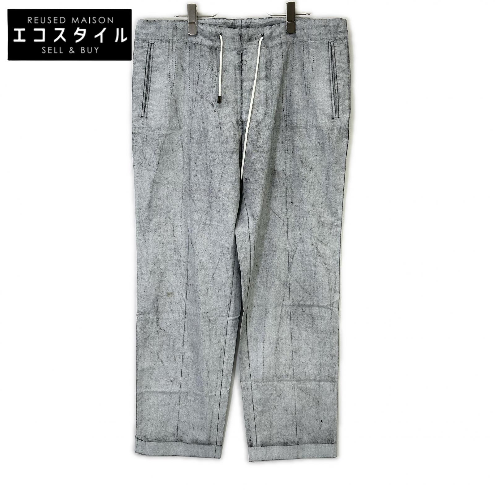 Maison Margiela メゾンマルジェラ 【国内正規】S30KA0322 ドローストリングパンツ ボトムス 48 グレー メンズ 【中古】