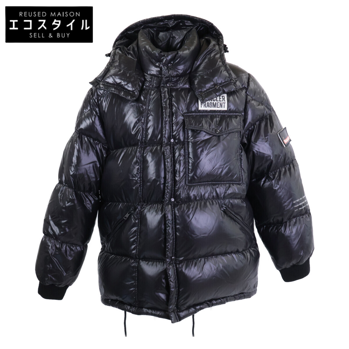 MONCLER モンク軌跡 x 欠けら 天賦の才 ANTHEM 落ちこむ上衣 上衣   2 黒いこと メンズ 【中古】