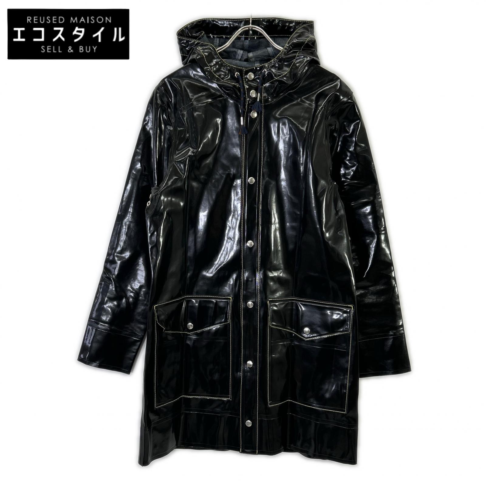 STUTTERHEIM ストゥッテルハイム ×MARNI 黒いこと 専売特許 雨合羽 厚地の外套   M 黒いこと メンズ 【中古】
