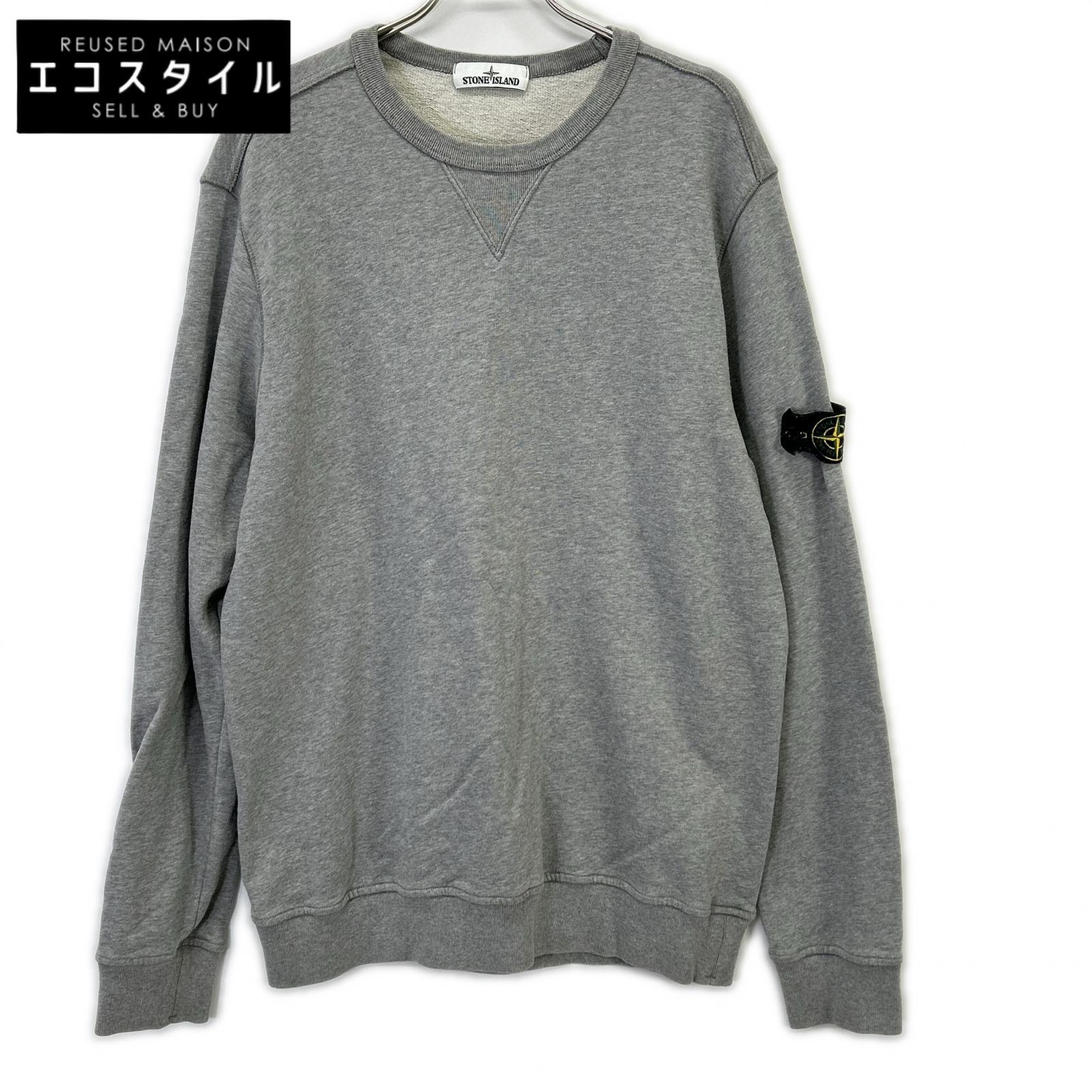 STONE ISLAND ストーンアイランド 【国内正規】681562740 Vガゼット クルーネック スウェットシャツ トップス XL メンズ 【中古】