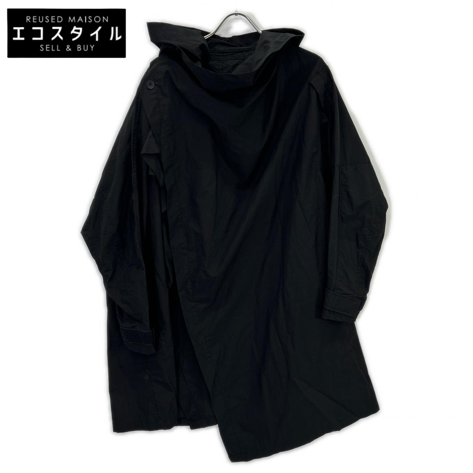 JULIUS ユリウス 667COM1 ﾀｲﾌﾟﾗｲﾀｰｸﾛｽ 変形ｺｰﾄ コート 3 ブラック メンズ 【中古】 28,529円