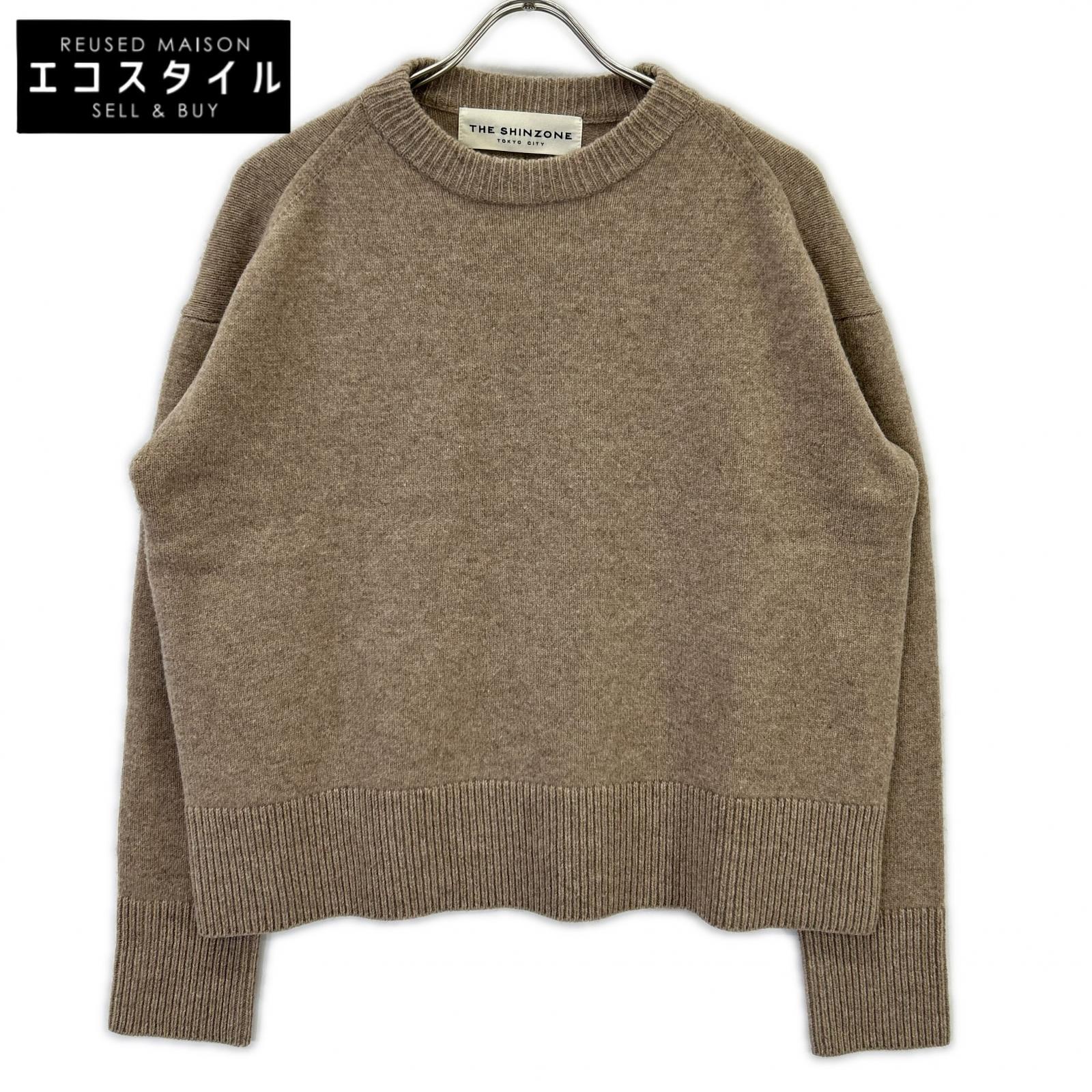 THE SHINZONE ザ シン領域 駱駝 GENERAL KNIT プルオーバー トップス   FO 駱駝 レディース 【中古】