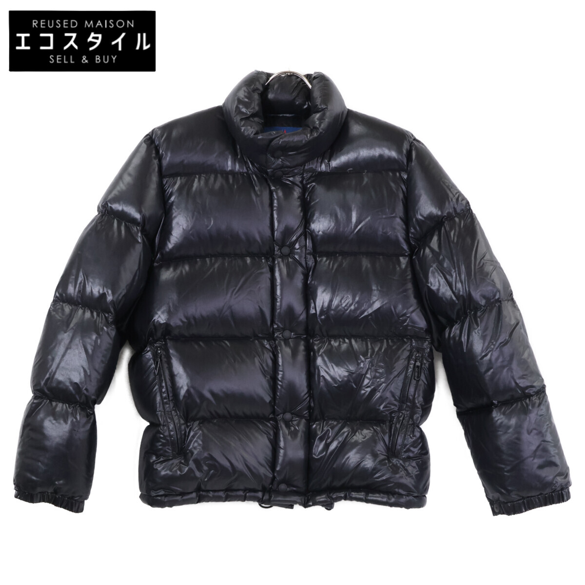 MONCLER モンクレール GRENOBLE ナイロン ダウンジャケット ジャケット 1 ブラック メンズ 【中古】 28,409円