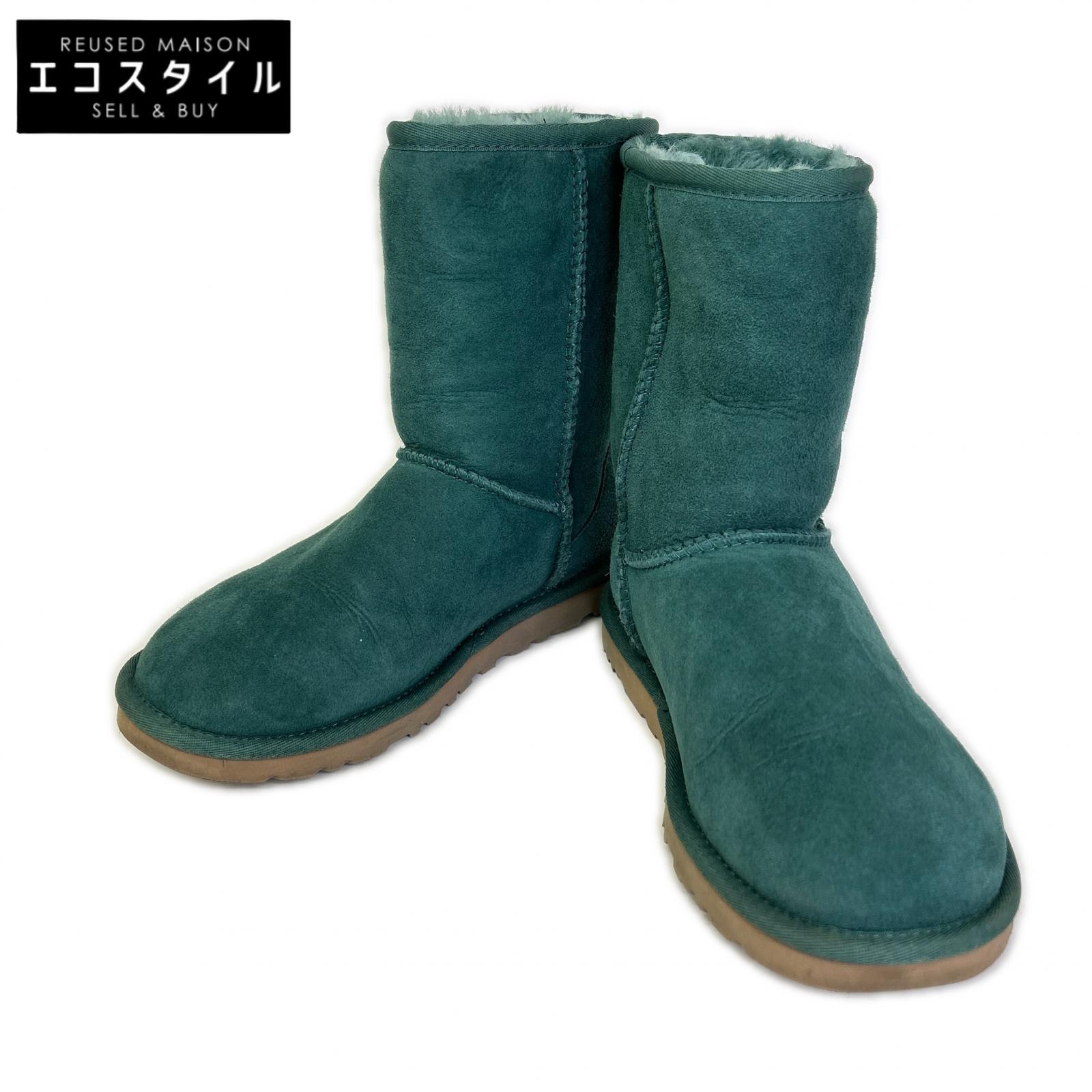 UGG アグ 【美品】5825 古典派音楽遊撃手 ムートンブーツ シューズ 23 緑であること レディース 【中古】