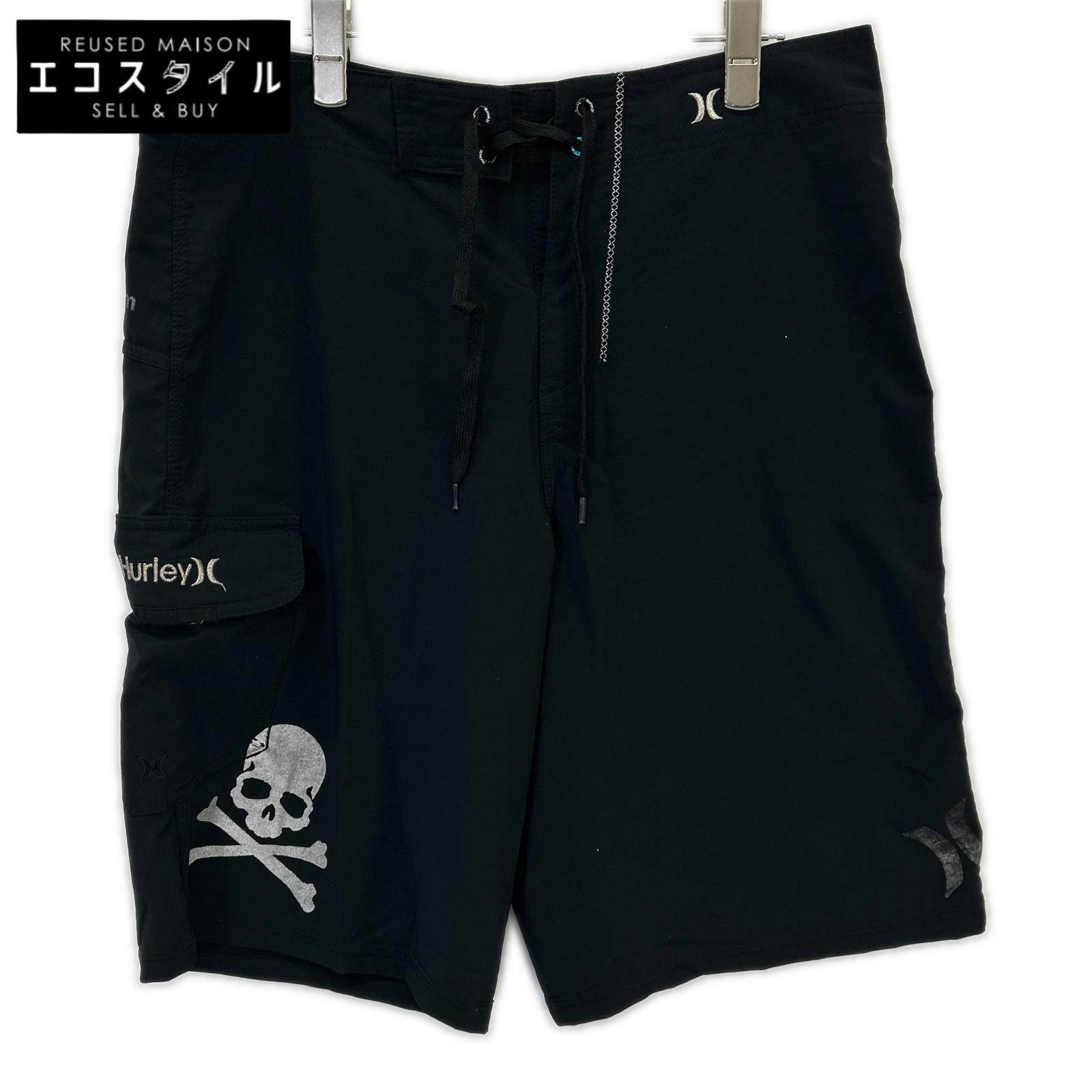 Hurley ハーレー &times;マスターマインドジャパン ファントム ショーツ ボトムス 30 ブラック メンズ 【中古】｜ブランドリユース エコスタイル