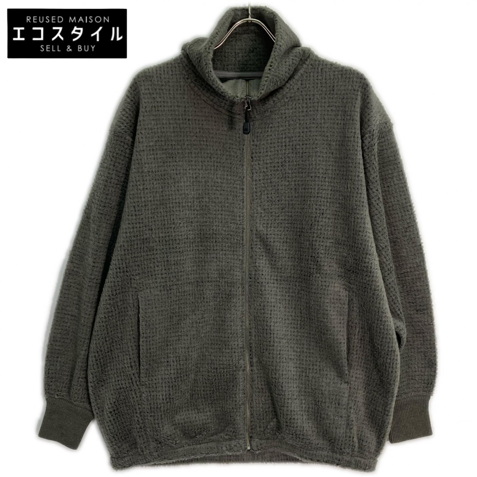 THE NORTH FACE PURPLE LABEL ザ ノースフェイス パープルレーベル N25FA053 ｸﾞﾚｰ ｳｰﾙﾌﾘｰｽｼﾞｯﾌﾟｱｯﾌﾟｾｰﾀｰ トップス WS グレー レディース 【中古】