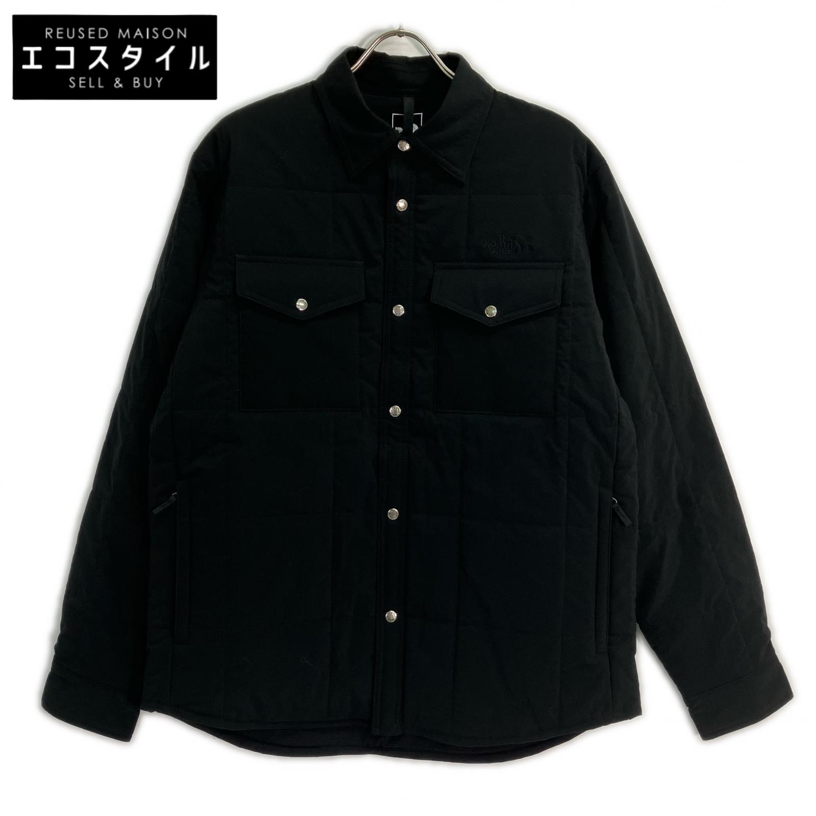 THE NORTH FACE ノースフェイス 23年 NY82331 ﾌﾞﾗｯｸ Meadow Warm Shirt ﾒﾄﾞｳｳｫｰﾑｼｬﾂ トップス L ブラック メンズ 【中古】
