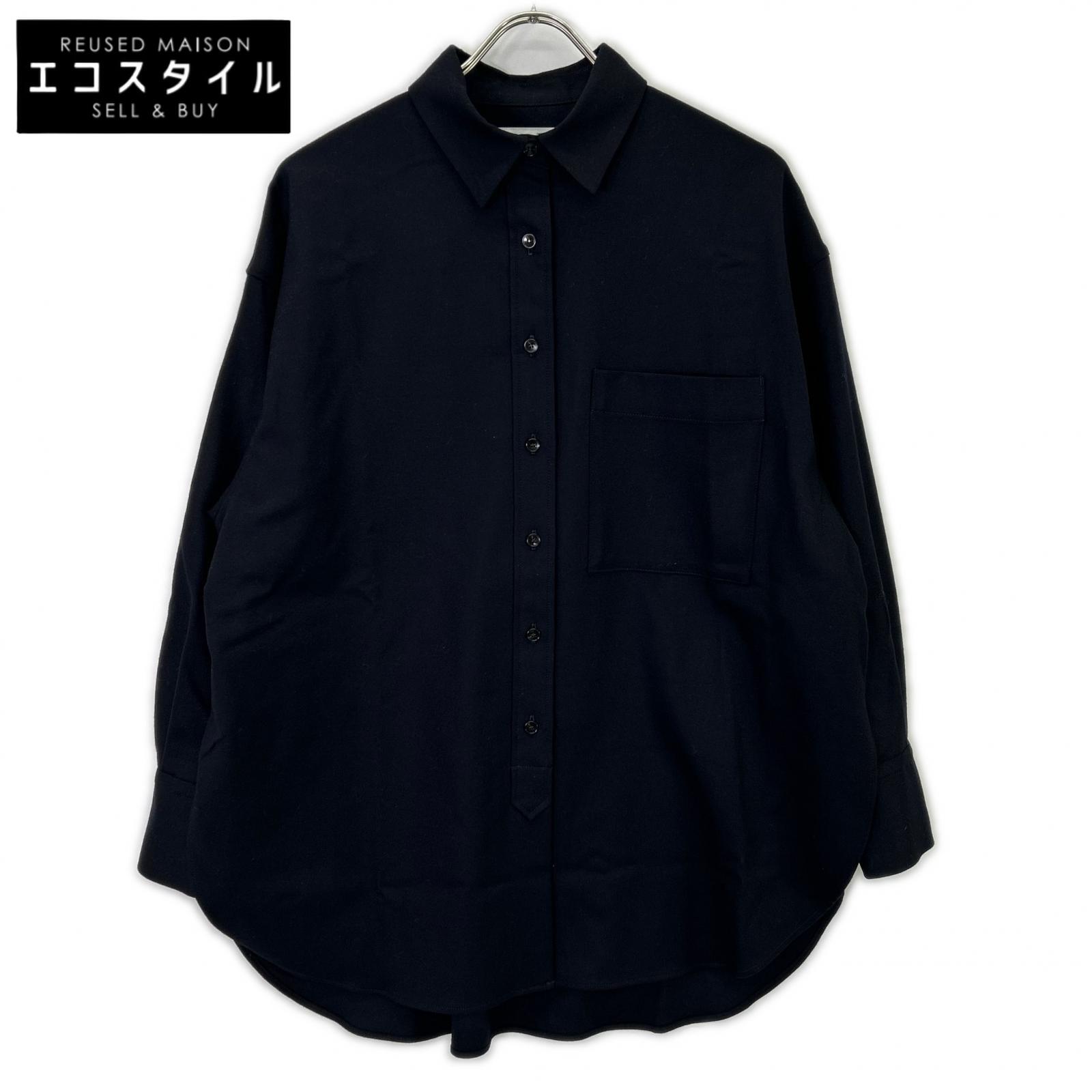 SACRA 桜 125610071 米国海軍 SUPER FUNE FLANNEL SHIRT トップス   38 黒いこと レディース 【中古】