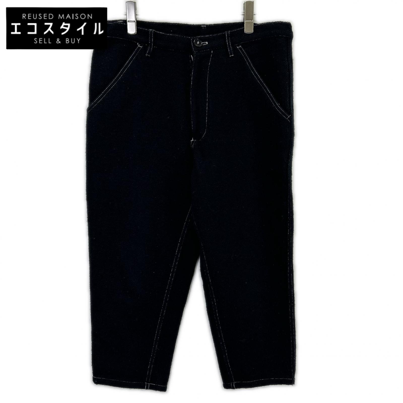 COMMEdesGARCONS SHIRT コムデギャルソンシャツ W19144 黒いこと テーパードパンツ ボトムス   XS 黒いこと メンズ 【中古】