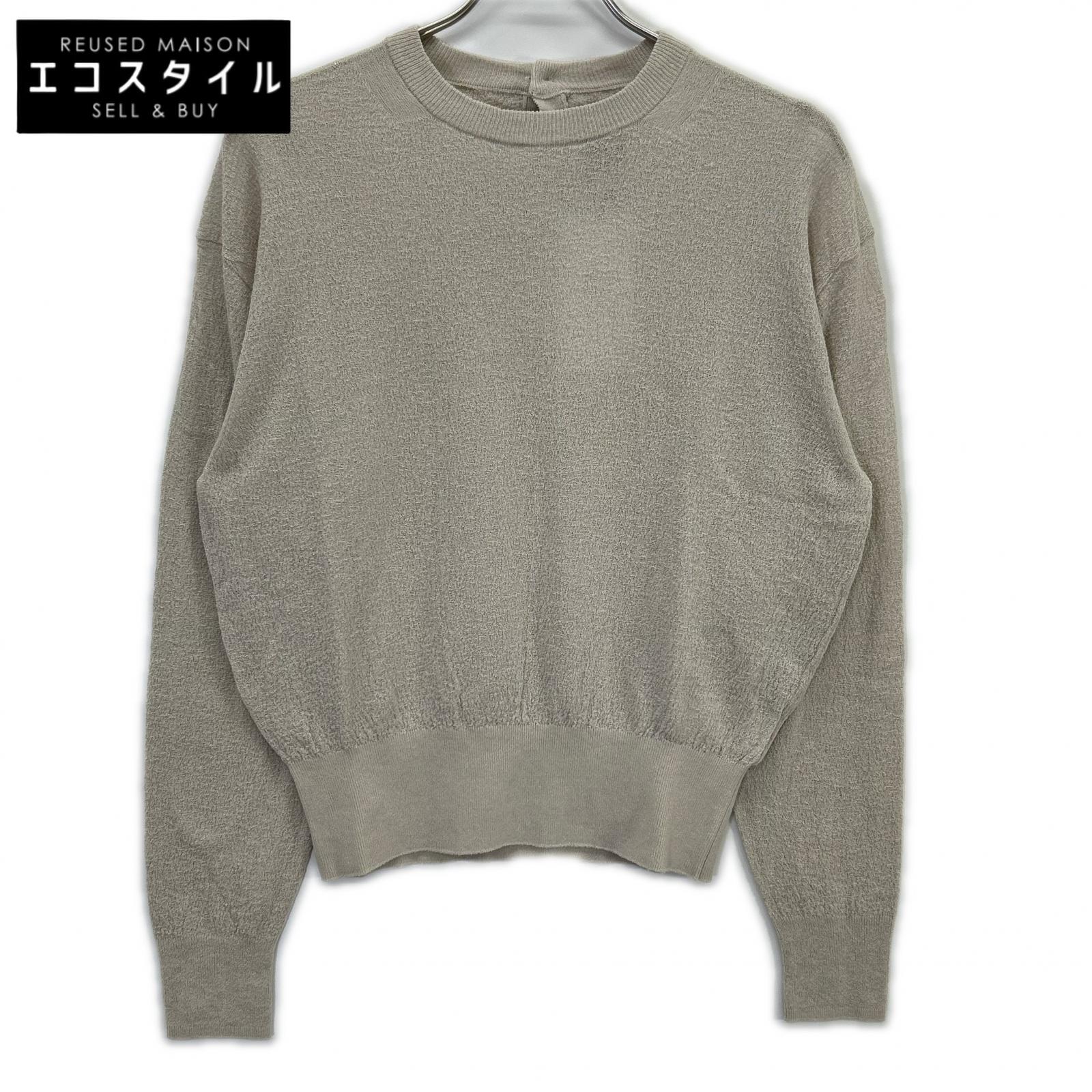 BATONER バトナー BN-26SL-027 ベージュ  AMUNDSEN BACK HENLEY NECK トップス   1 ベージュ レディース 【中古】