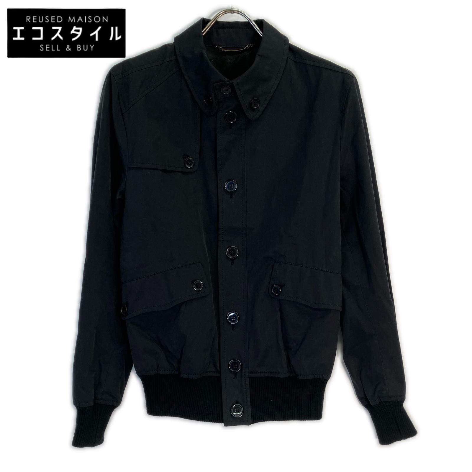 DOLCE\u0026GABBANA ドルチェアンドガッバーナ G9416T FU6EW 黒いこと 綿織物 上衣 上衣   44 黒いこと メンズ 【中古】