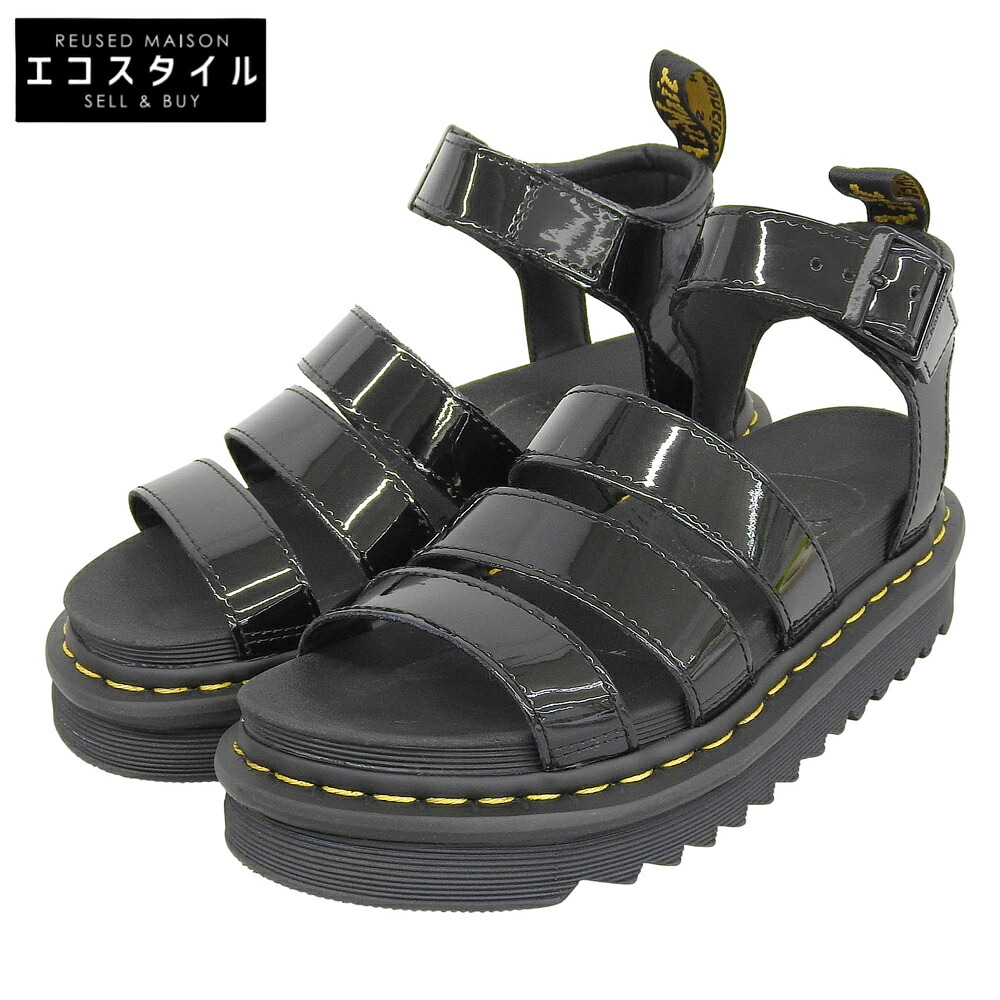 Dr.Martens ドクターマーチン スタラップサンダル シューズ レディース ブラック 37 UK4 24192001 シューズ UK4 ブラック レディース 【中古】