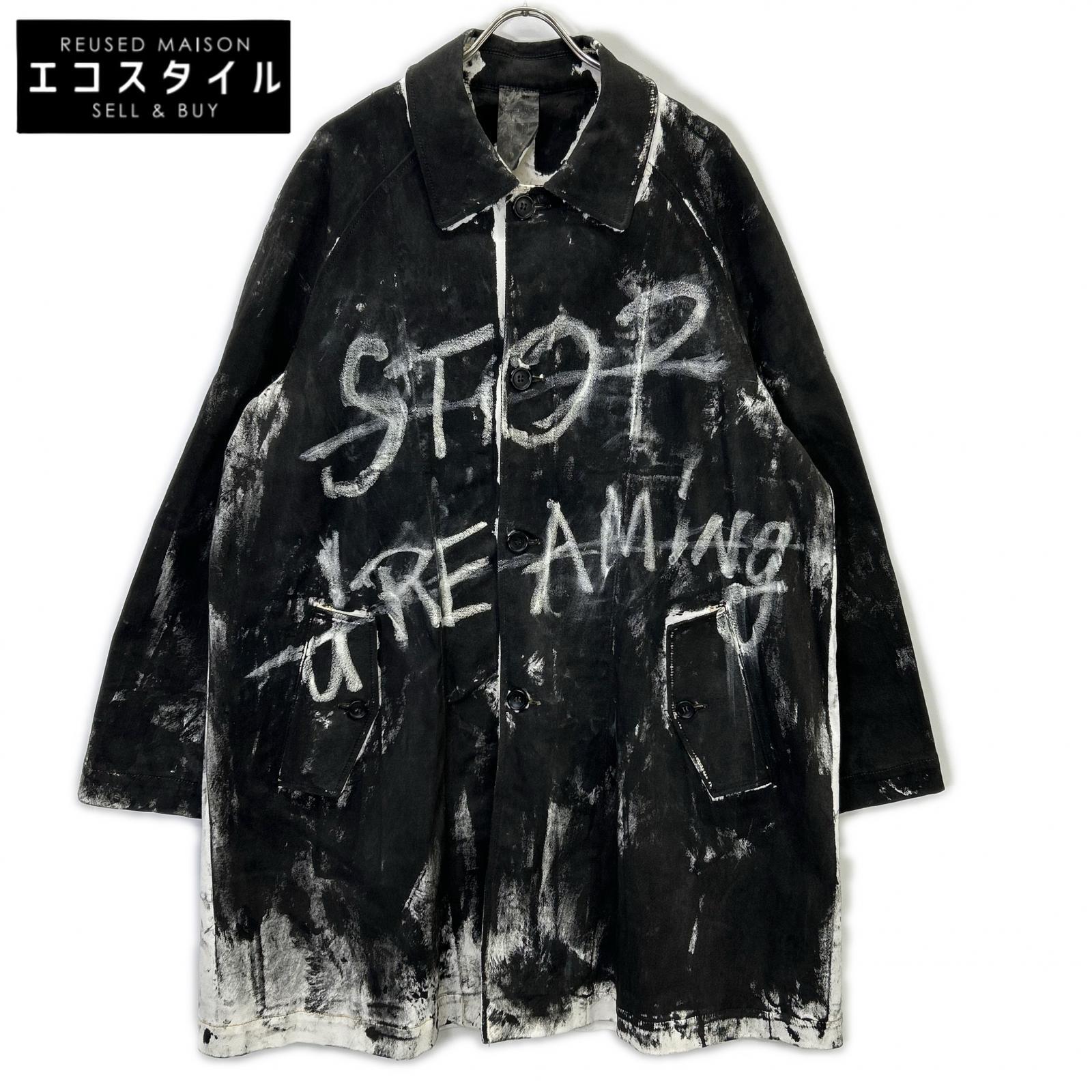 TIGRAN AVETISYAN ティグラン アヴェティスヤン Dreams come true ハンドペイントコート 上衣   02 白いこと メンズ 【中古】