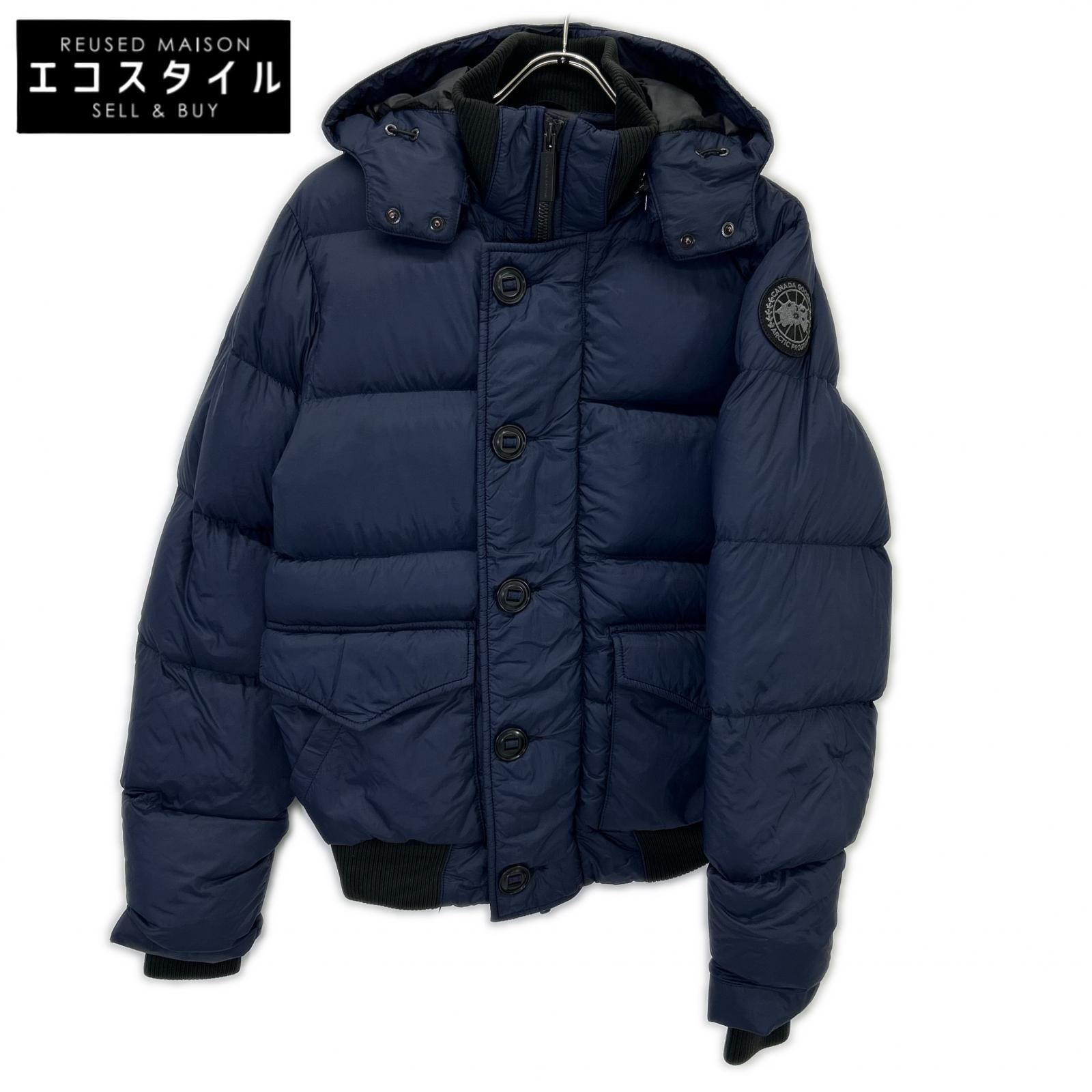 CANADA GOOSE カナダグース 国内定まり 2606MB Ventoux Parka ﾌｰﾃﾞｯﾄﾞﾀﾞｳﾝｼﾞｬｹｯﾄ 上衣 XS ADMIRAL BLUE メンズ 【中古】
