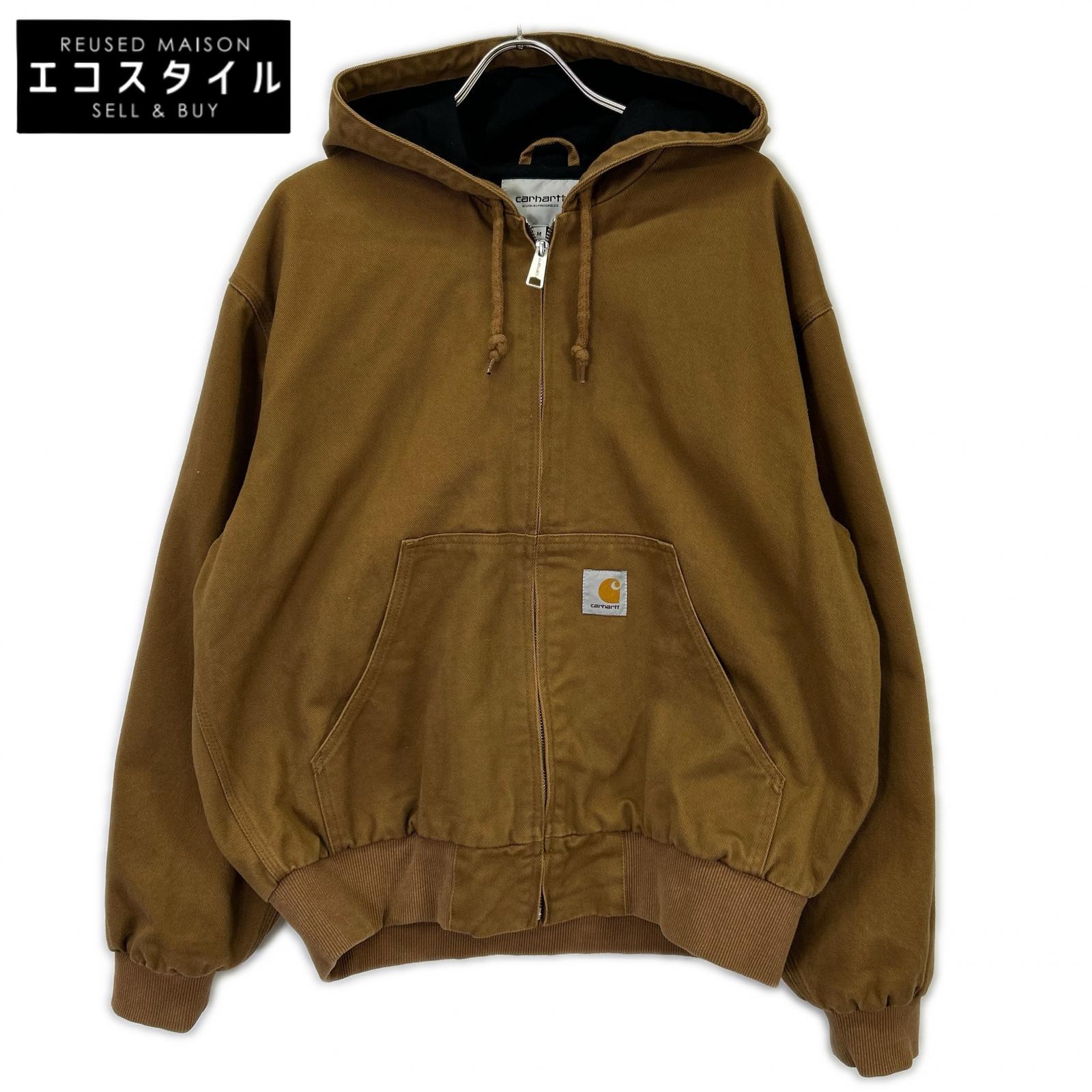 carhartt 鉄道車両ハート型 ﾍﾞｰｼﾞｭ OG Active Jacket 上衣 M ベージュ メンズ 【中古】 コート・ジャケット-メンズファッション