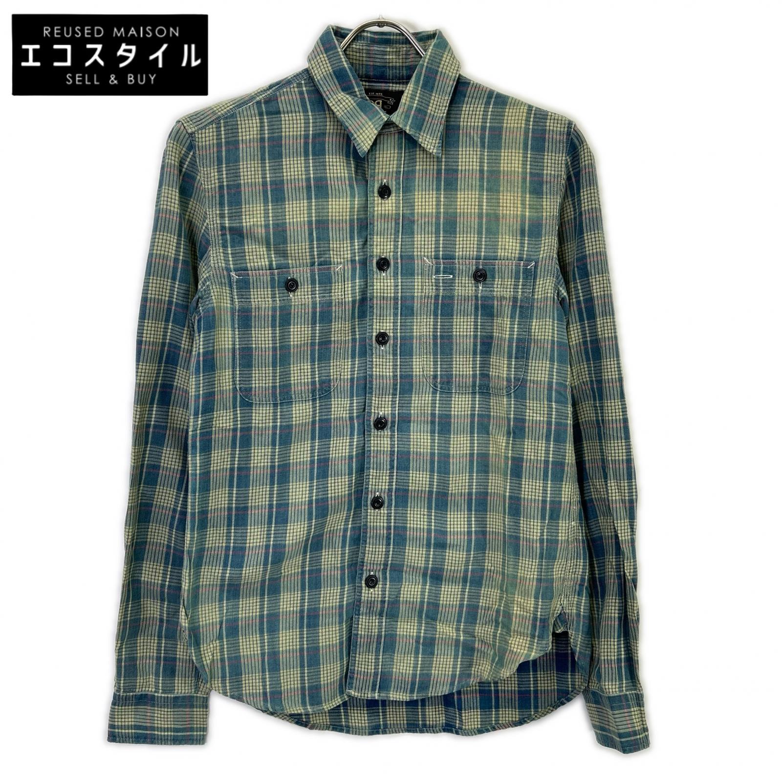 RRL ダブルアールエル ﾌﾞﾙｰ系 ﾁｪｯｸ ｳｴｽﾀﾝﾈﾙｼｬﾂ トップス S ブルー系 メンズ 【中古】