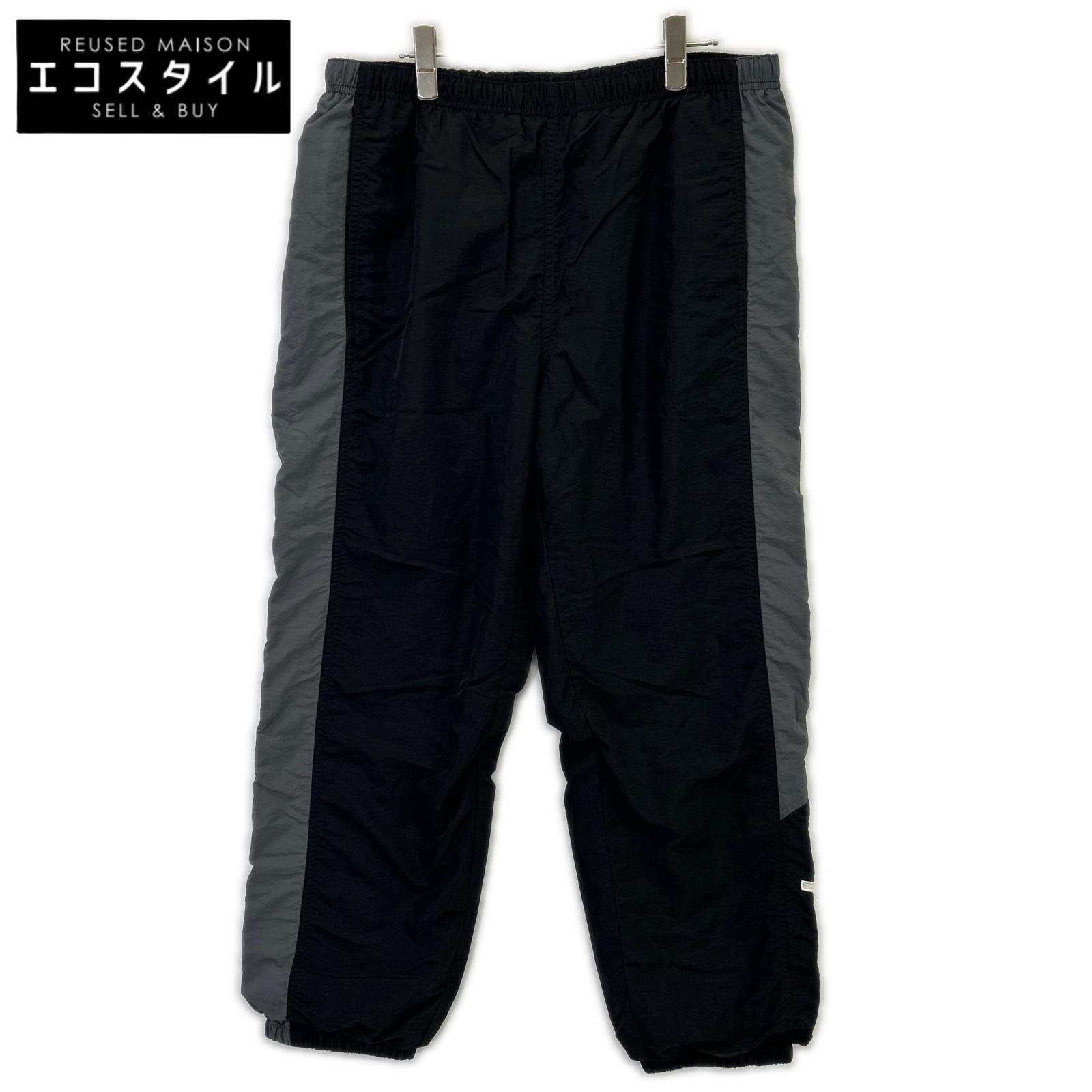 Supreme シュプリーム 19AW  黒いこと×薄墨色 Side Logo Track Pant ボトムス   M 黒いこと／薄墨色 メンズ 【中古】