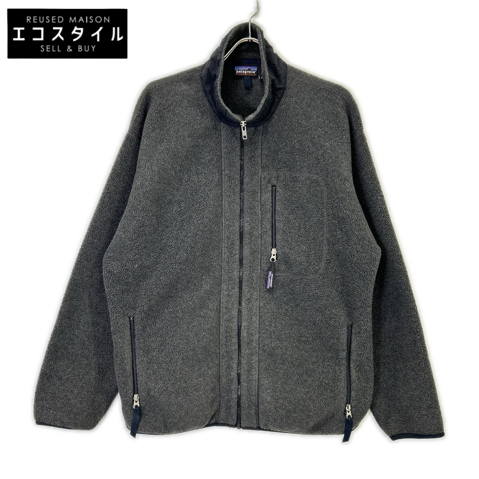 Patagonia パタゴニア 25410 99年 USA製 薄墨色 SYNCHILLA フリースジャケット 上衣   薄墨色 メンズ 【中古】