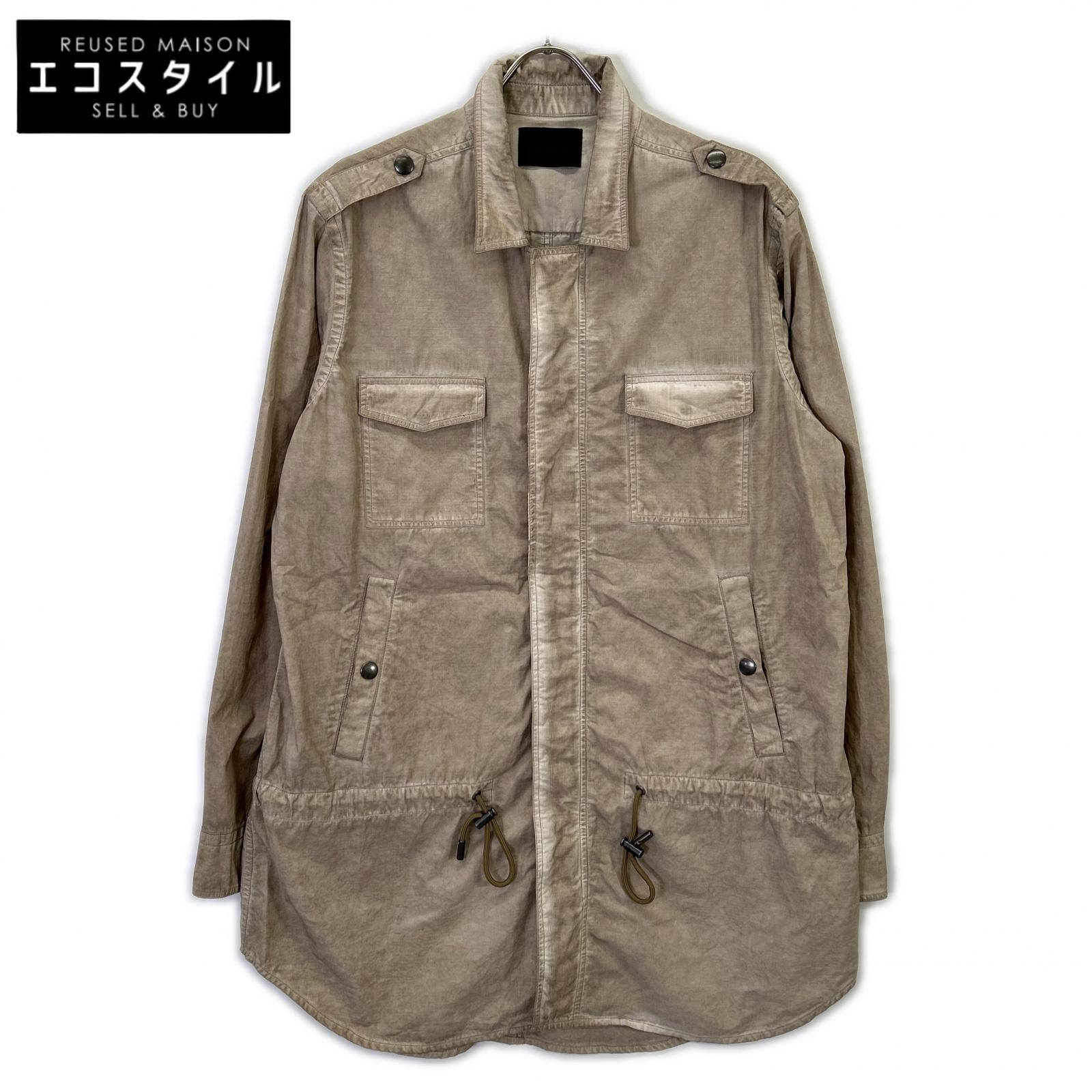 DIESEL BlackGold ディーゼルブラックゴールド 【国内正規】ヴィンテージ加工 ワークジャケット 48 ベージュ メンズ 【中古】|ブランドリユース エコスタイル
