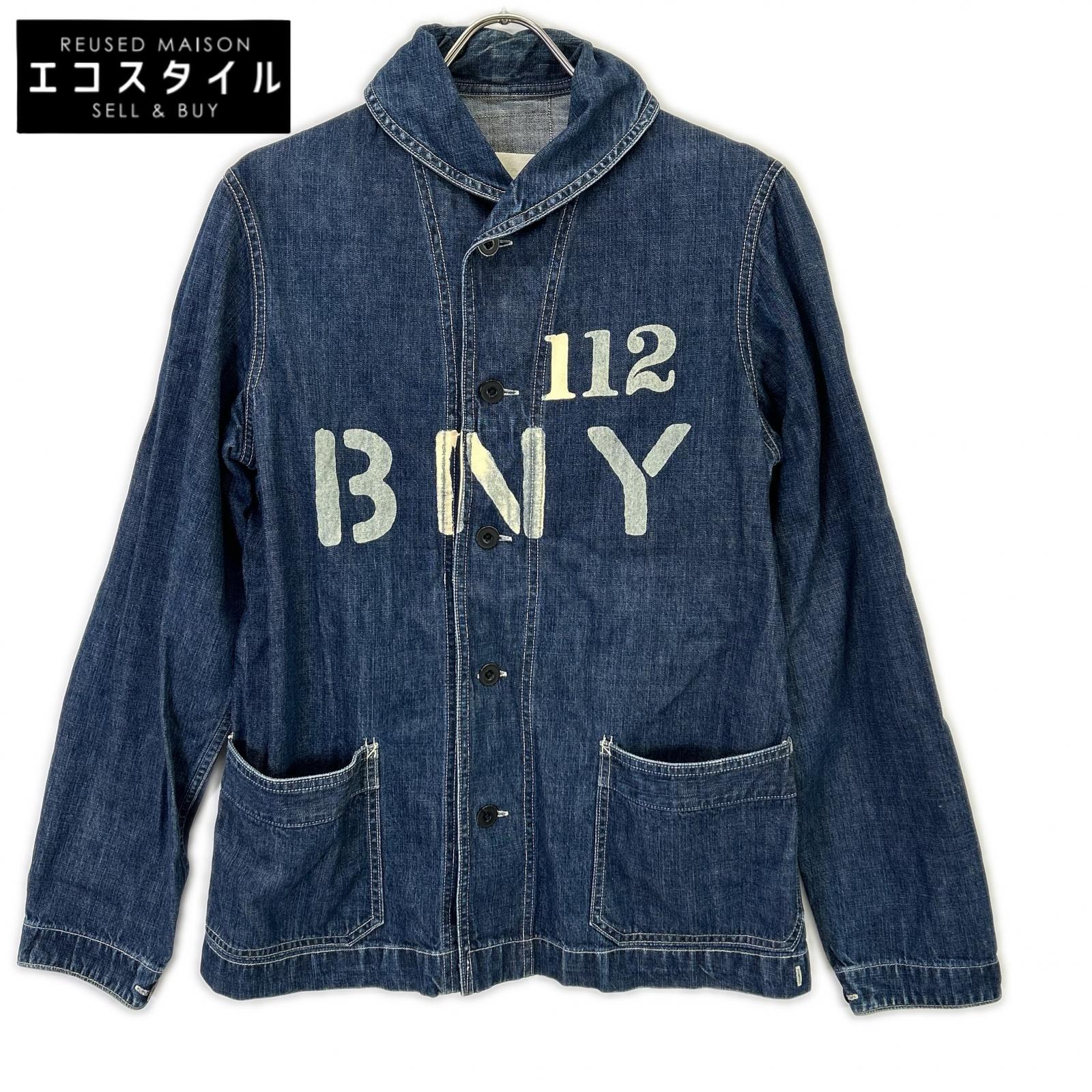 FREEWHEELERS フリーホイーラーズ 2J1272 BNY BEDT 112 膝掛け色合い ジーンズ 細工物厚地の外套/ 上衣  青色 メンズ 【中古】 コート・ジャケット-メンズファッション