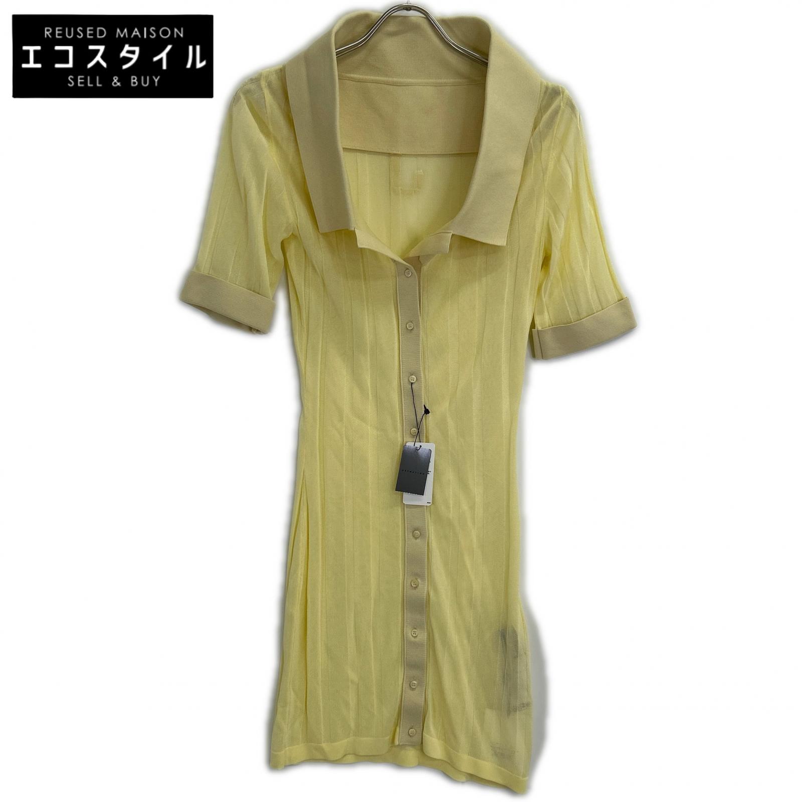 JACQUEMEUS ジャックムス 241KN443-2368210 イエロー LA MINI ROBE MANTA ワンピース ワンピース 34 イエロー レディース 【中古】|ブランドリユース エコスタイル