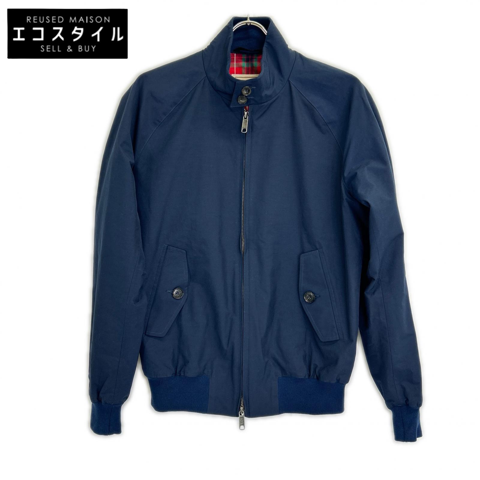 BARACUTA バラクータ 241MBRCPS0001 英国製 ネイビー スリムフィット G9 スイングトップ ハリントンジャケット ジャケット 38 ネイビー メンズ 【中古】｜ブランドリユース エコスタイル