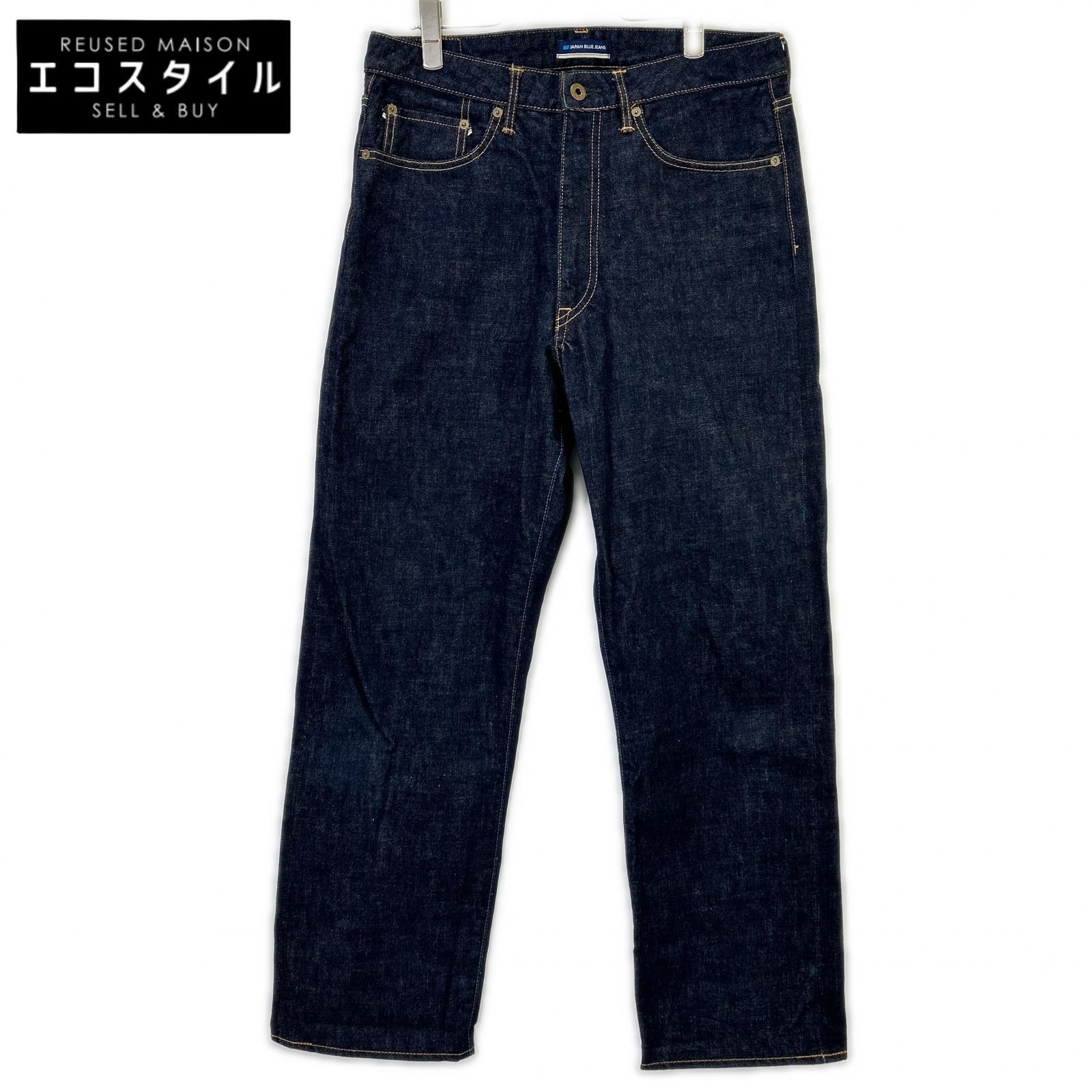 JAPAN BLUE JEANS ジャパン青碧デニム インディゴ 14.8薬局衡オンス 亜米利加綿 セルヴィッチデニム ボトムス   31 インディゴ メンズ 【中古】