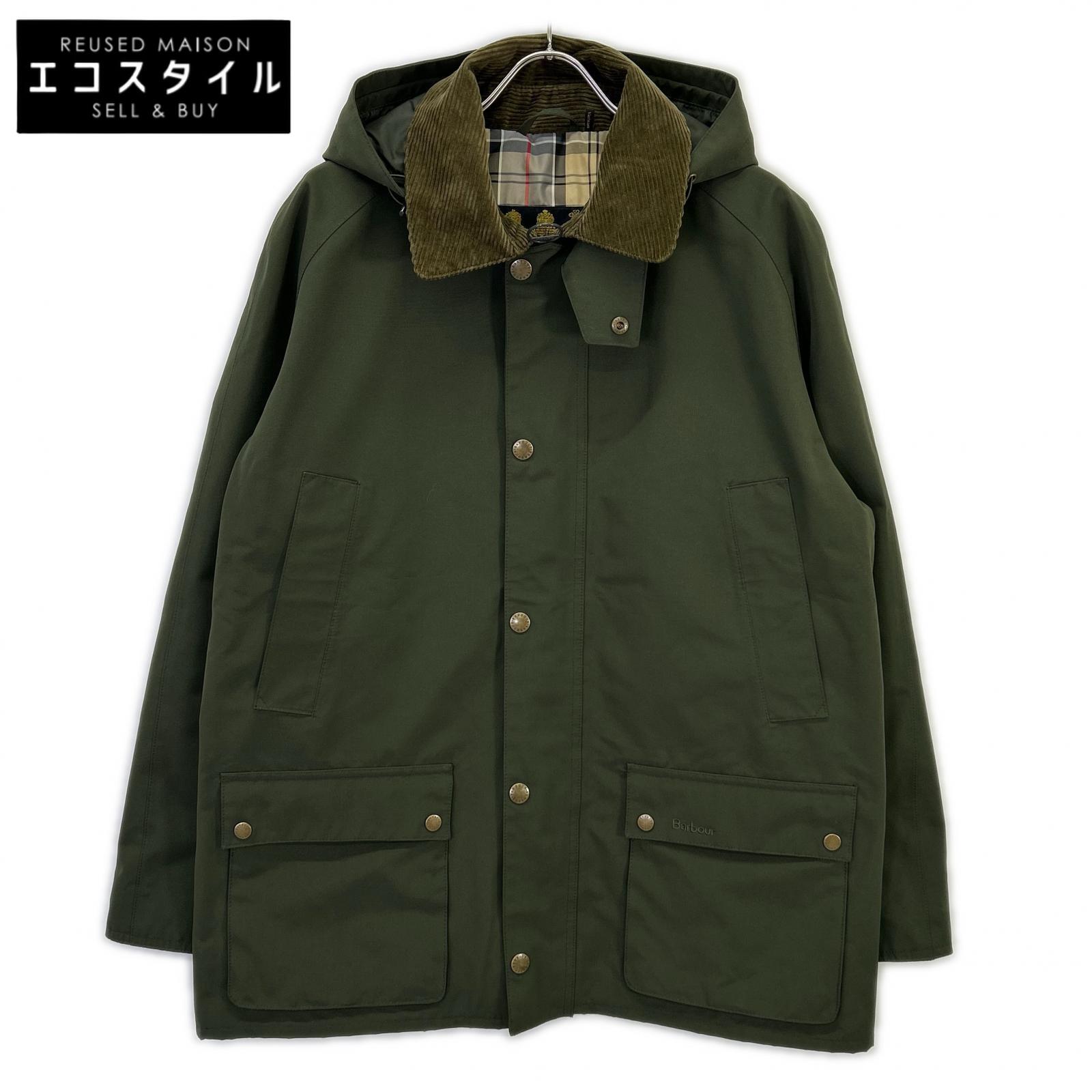 Barbour バブアー MWB0911SG72 カーキ Waterproof Ashby Jacket 上衣   XL カーキ メンズ 【中古】