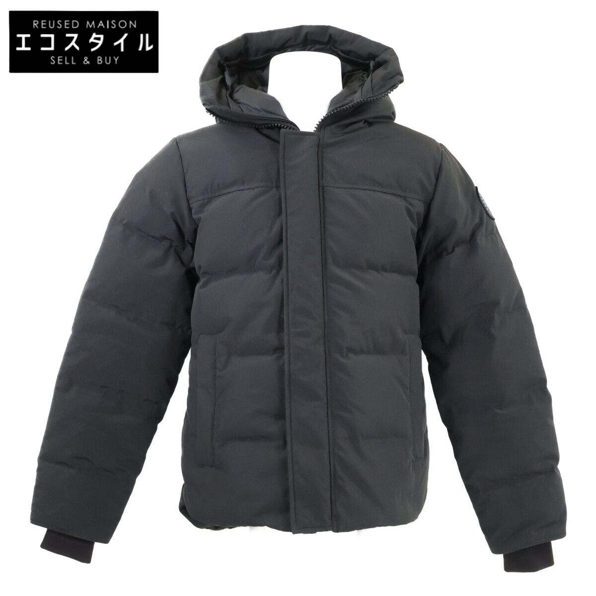 CANADA GOOSE カナダグース 【国内正規（株）カナダグース】2080MB MacMillan Parka Black Label マクミラン パーカ ブラックレーベル ダウンジャケット S/P ブラック メンズ 【中古】