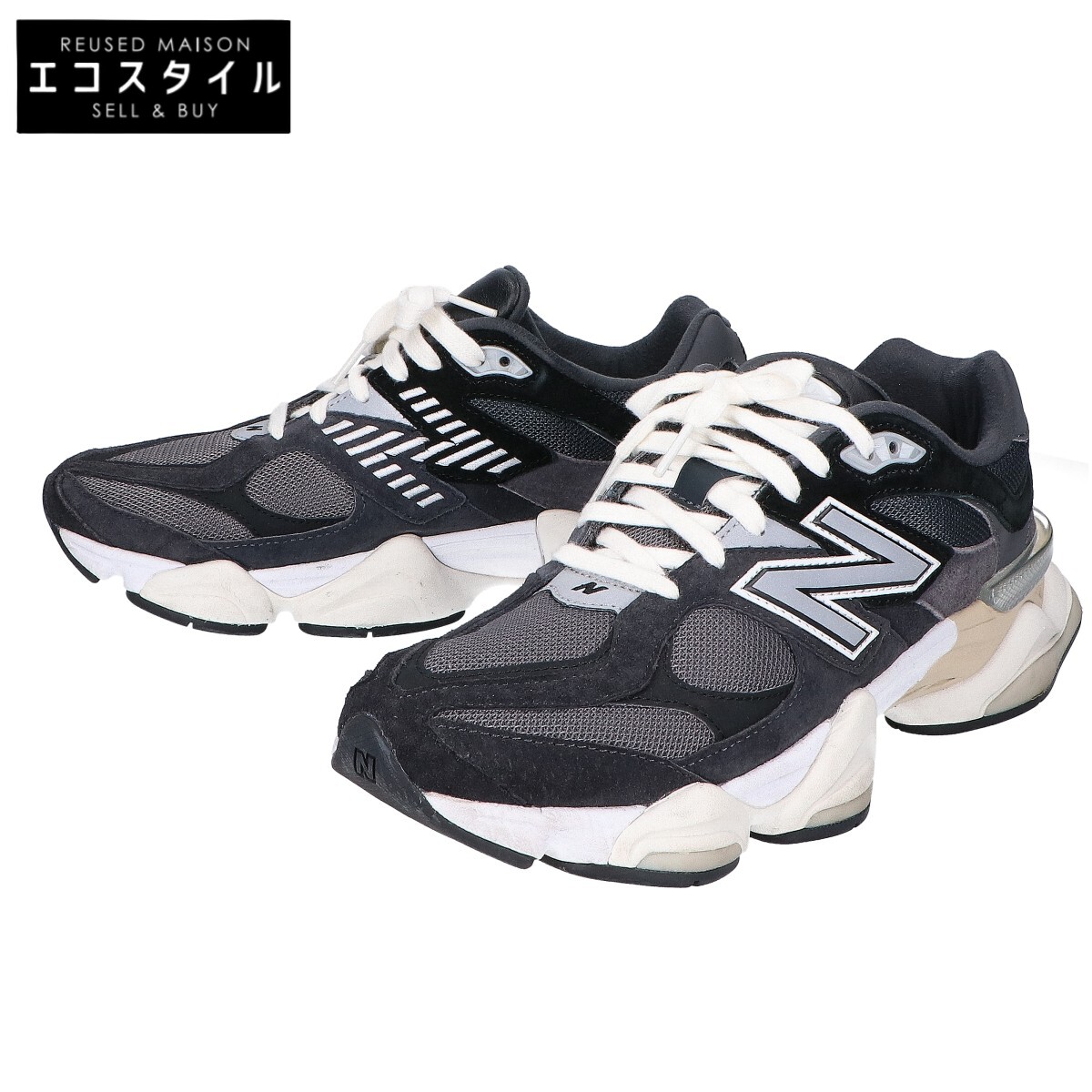 NEW BALANCE ニューバランス U9060BLC ローカットスニーカー シューズ 27.5D グレー/ブラック メンズ 【中古】