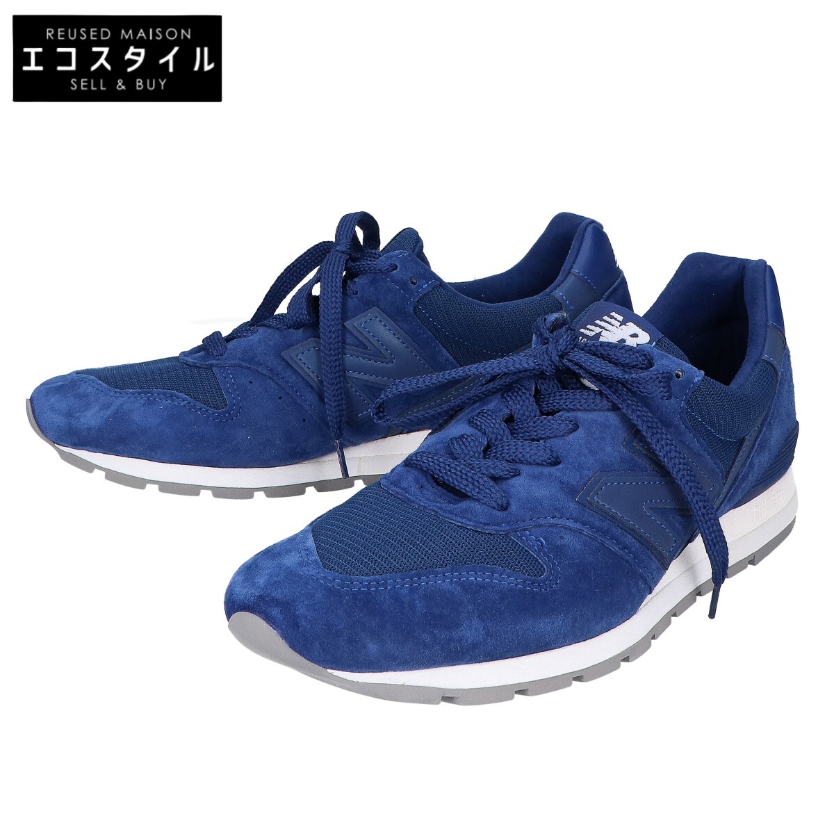 NEW BALANCE ニューバランス M996LRE USA製 ｽﾆｰｶｰ シューズ 30 ブルー メンズ 【中古】