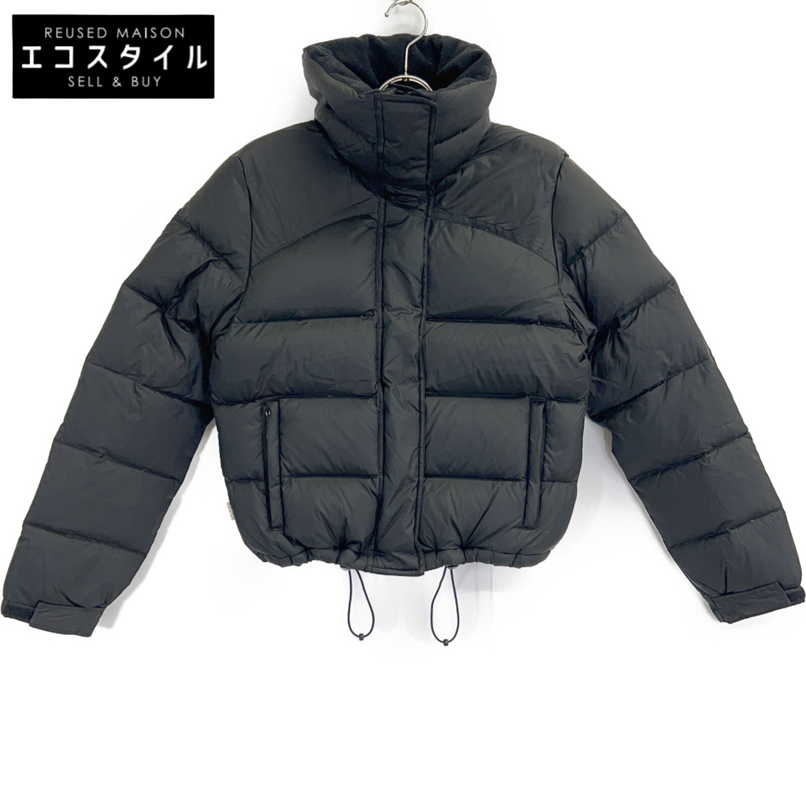 BURBERRY LONDON バーバリーロンドン 裏地ノヴァ照合のしるし 落ち込む上衣 上衣 M 黒いこと レディース 【中古】