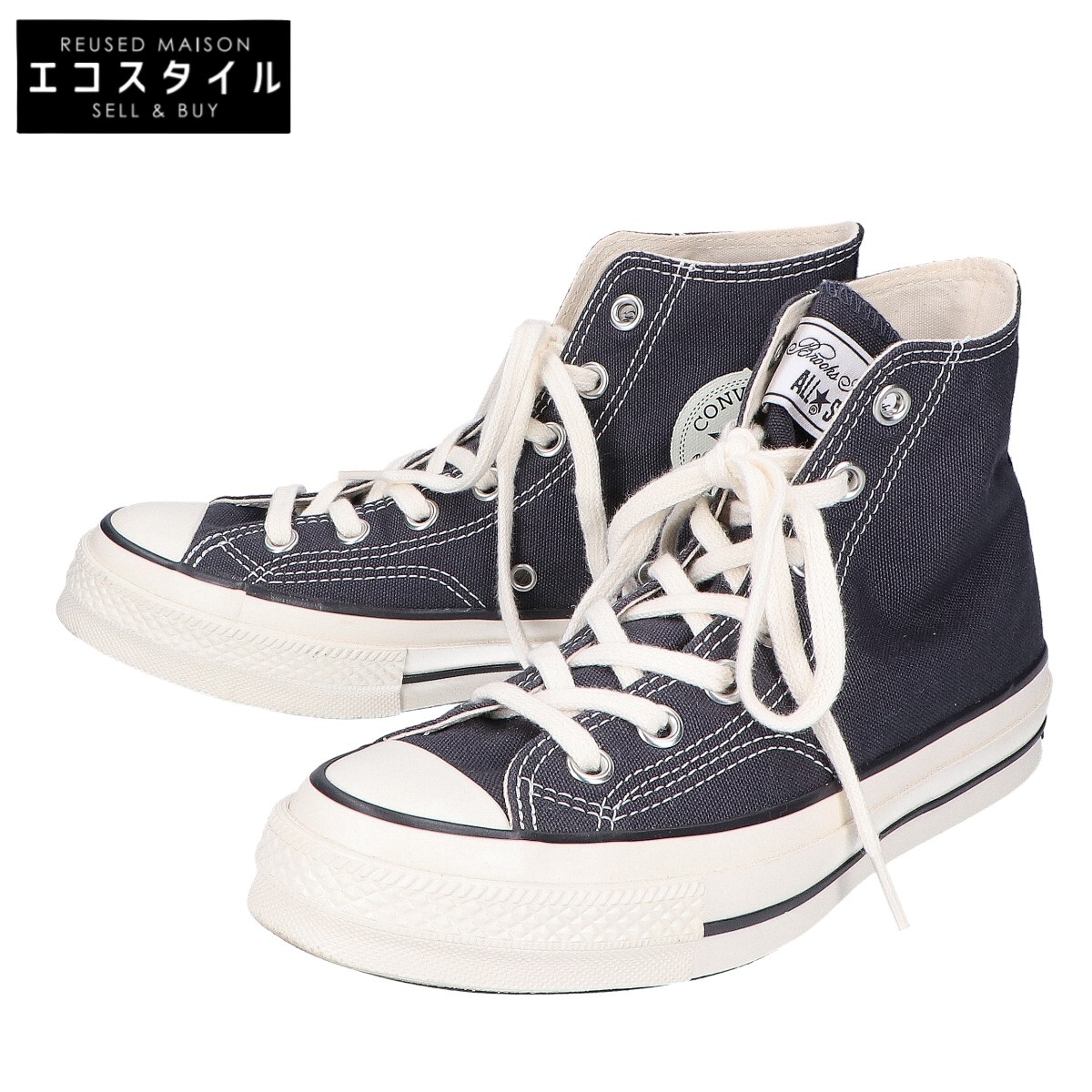 converse コンバース 【×Brooks Brothers】1SE522 米国海軍 ALL STAR LGCY HI ハイカットスニーカー シューズ   24珊 米国海軍 レディース 【中古】