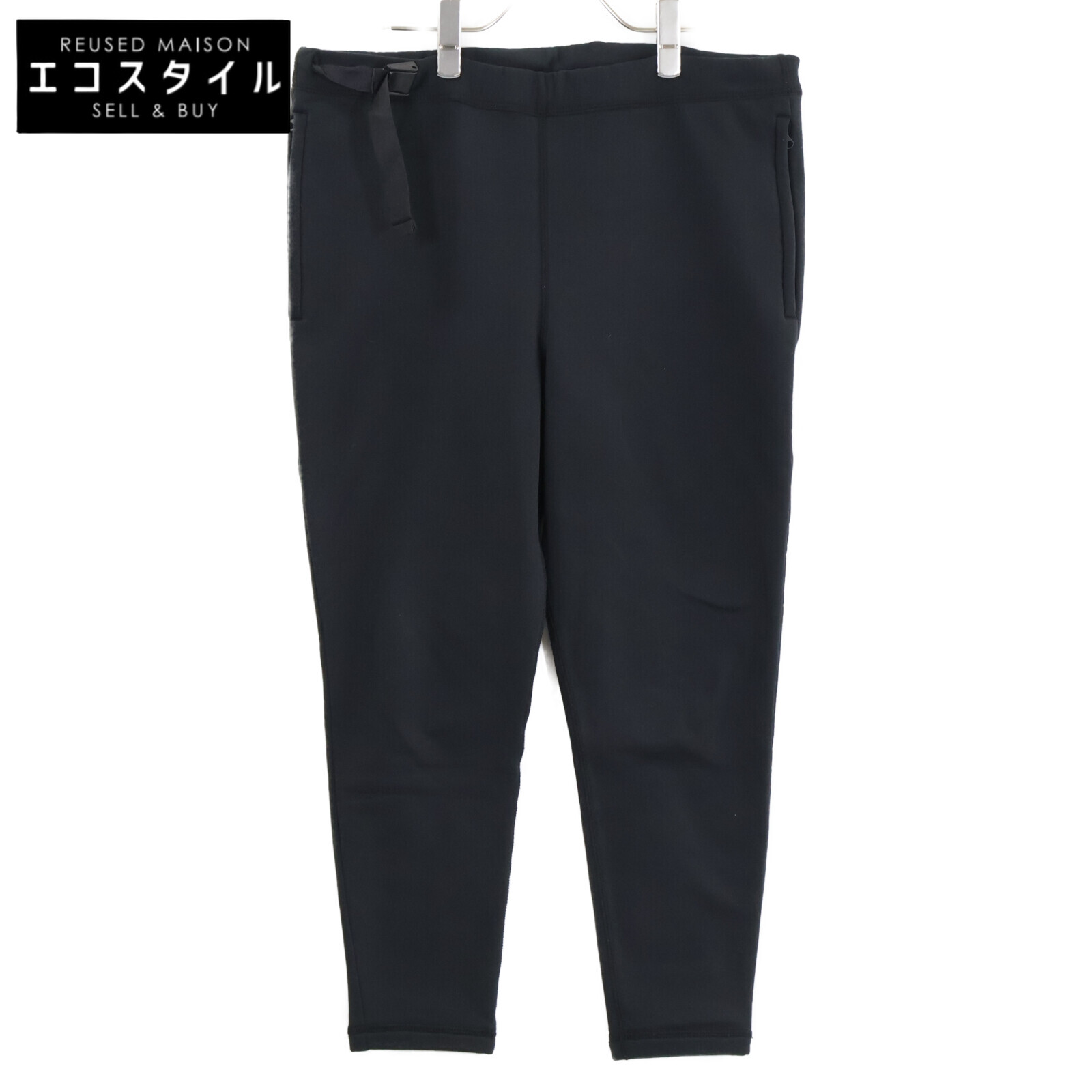 Porter Classic ボーイ古典派音楽 FLEECE COMFORT PANTS フリース コンフォートパンツ ボトムス 1 黒いこと メンズ 【中古】