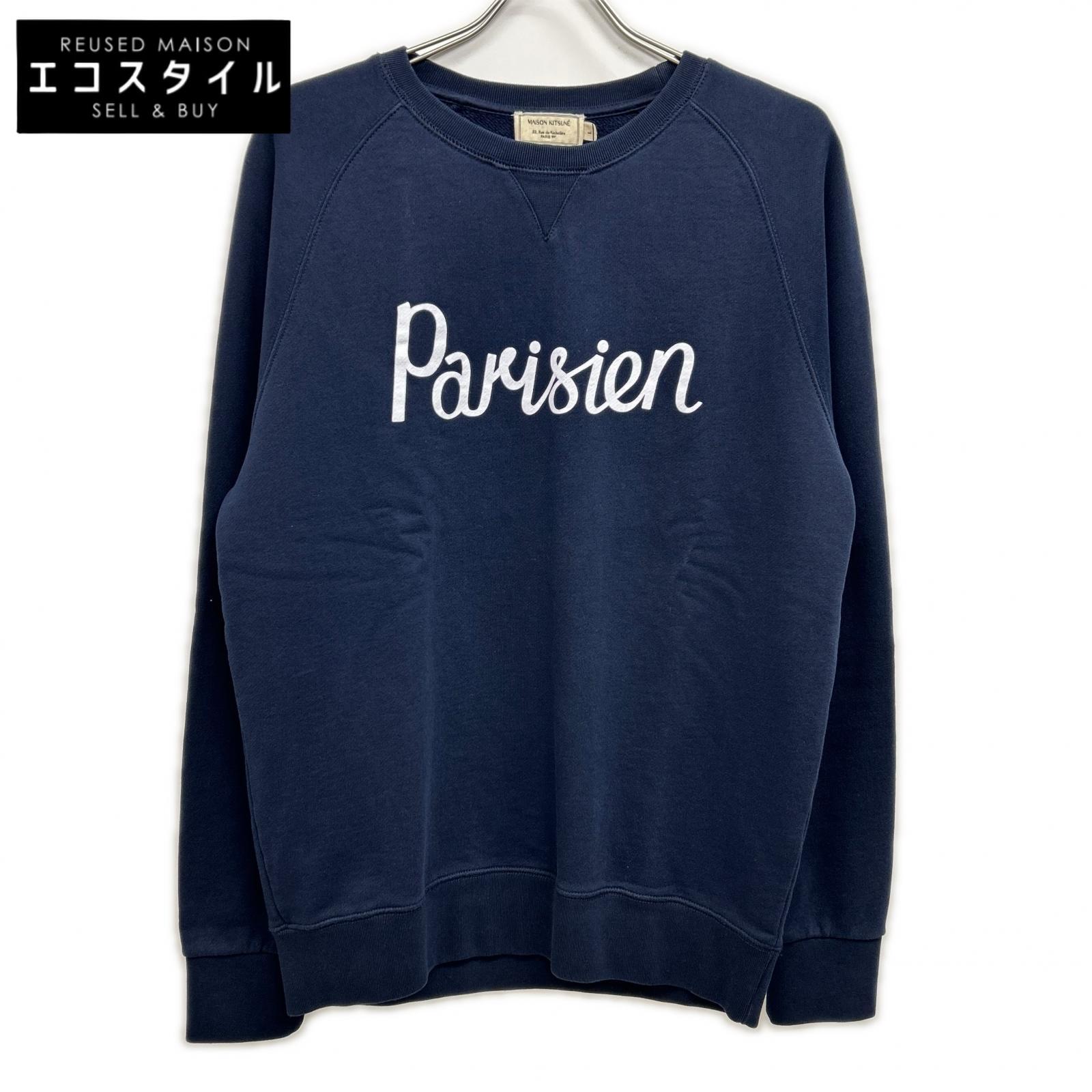 MAISON KITSUNE メゾンキツネ 米国海軍 向こう正面刷り上げる 汗水 トップス   L 米国海軍 メンズ 【中古】