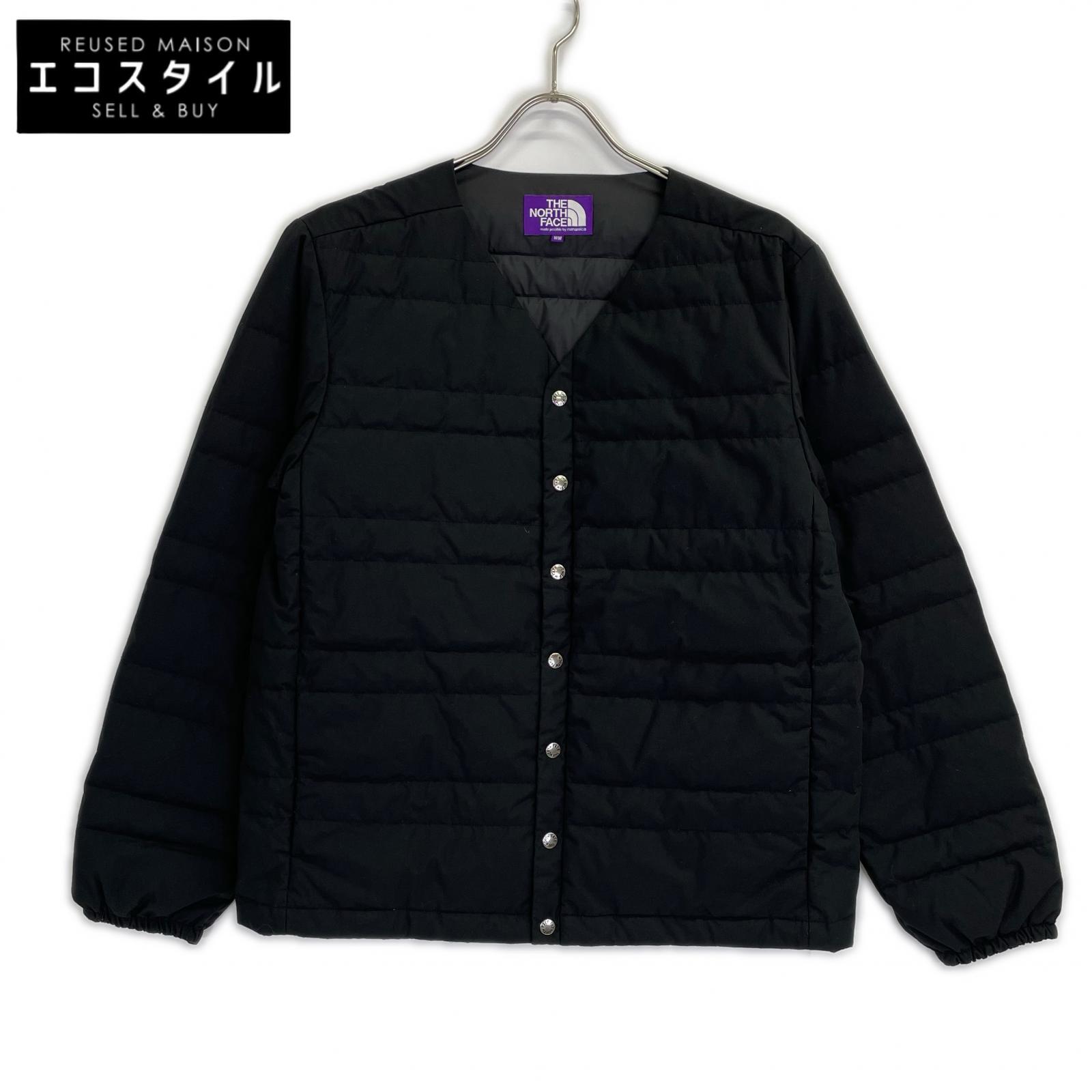 THE NORTH FACE PURPLE LABEL ザ 北の方人間の顔 パープルレーベル ND2360N 黒いこと  65/35 Down Cardigan 上衣   WM 黒いこと レディース 【中古】