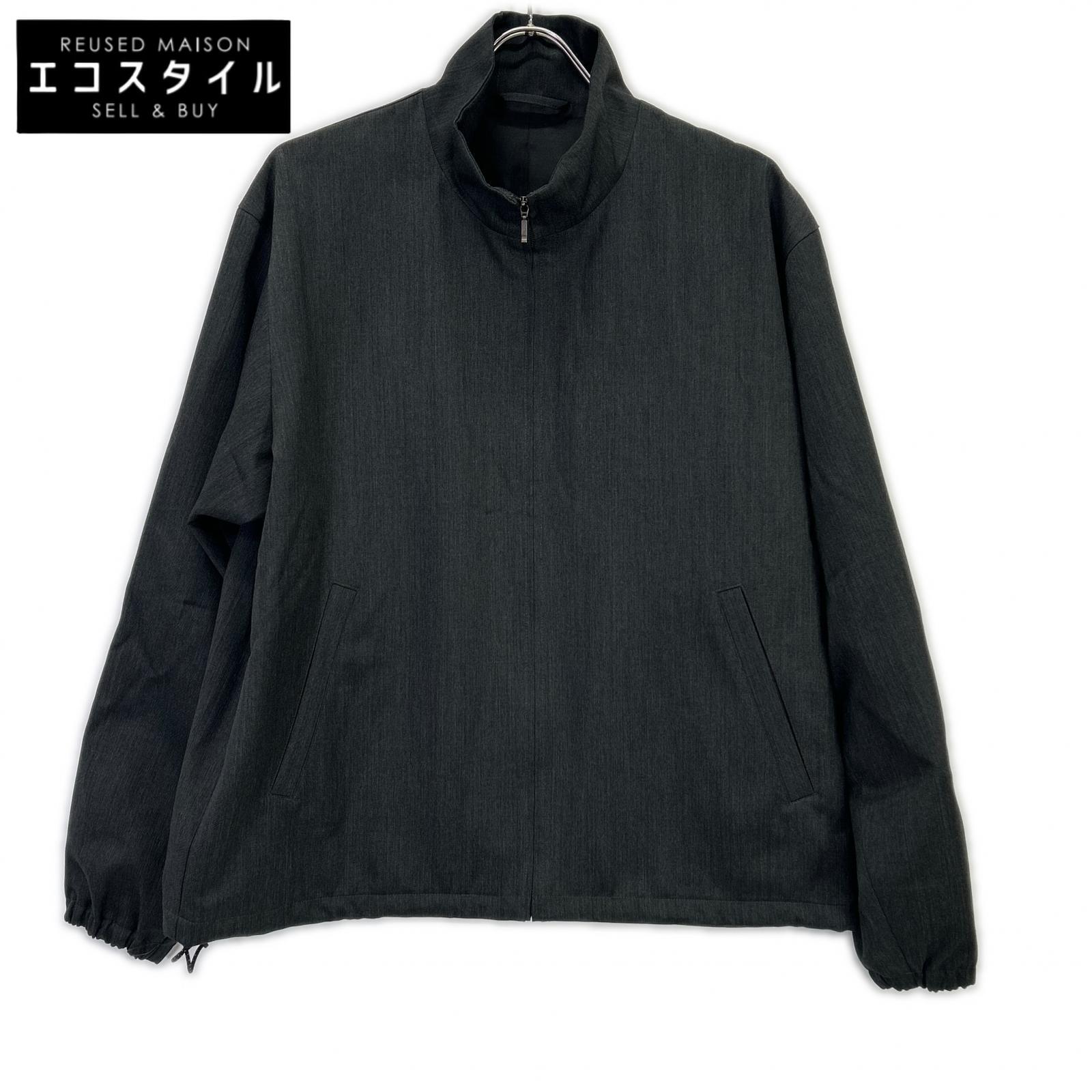 awasa アワサ aws5-jk001 26SS wool gabardine zip up jacket 上衣   2 薄墨色 メンズ 【中古】