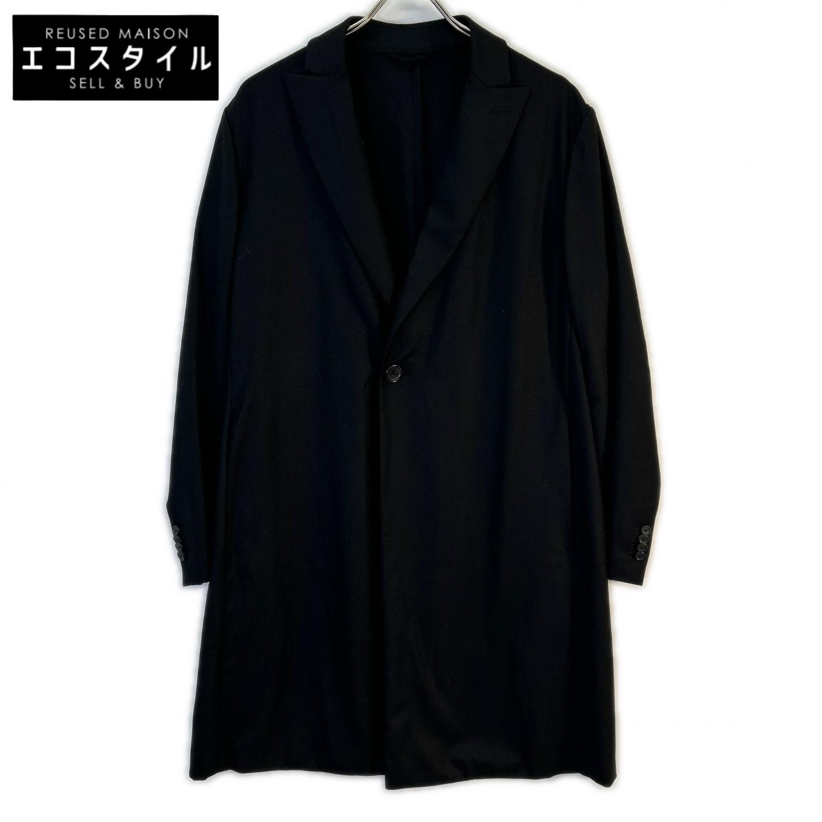 Belvest 呼びりんより良い 【美品】PT64 JACKET IN THE BOX 1Bロング 上衣 48 黒いこと メンズ 【中古】
