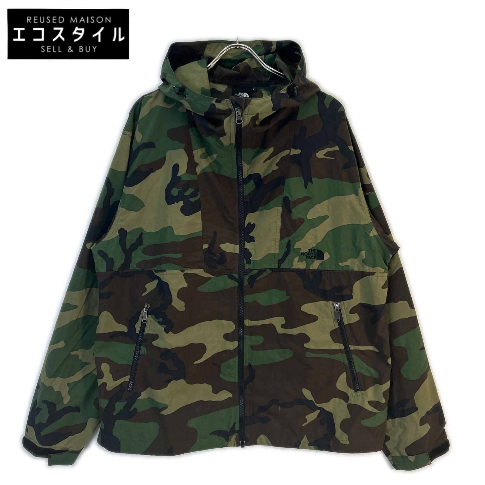 THE NORTH FACE ノースフェイス NP71535 ｶﾓﾌﾗ ﾉﾍﾞﾙﾃｨ ｺﾝﾊﾟｸﾄｼﾞｬｹｯﾄ ジャケット カーキ メンズ 【中古】