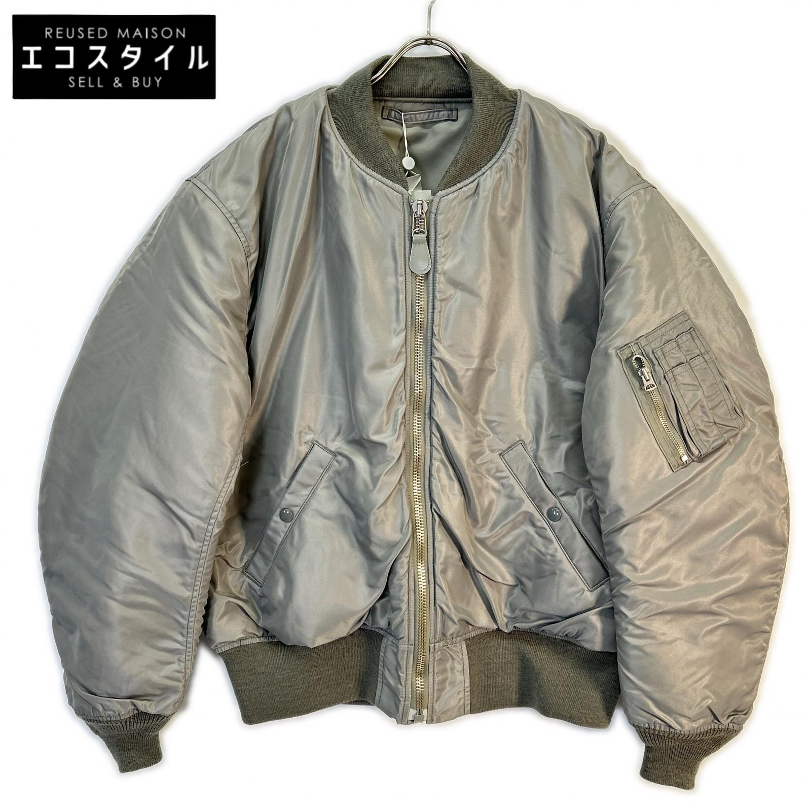 AVIREX7522 アヴィレックス7522 25AW 7835952046 薄墨色 MA-1 ナイロン 航空上衣 上衣   XL 薄墨色 メンズ 【中古】