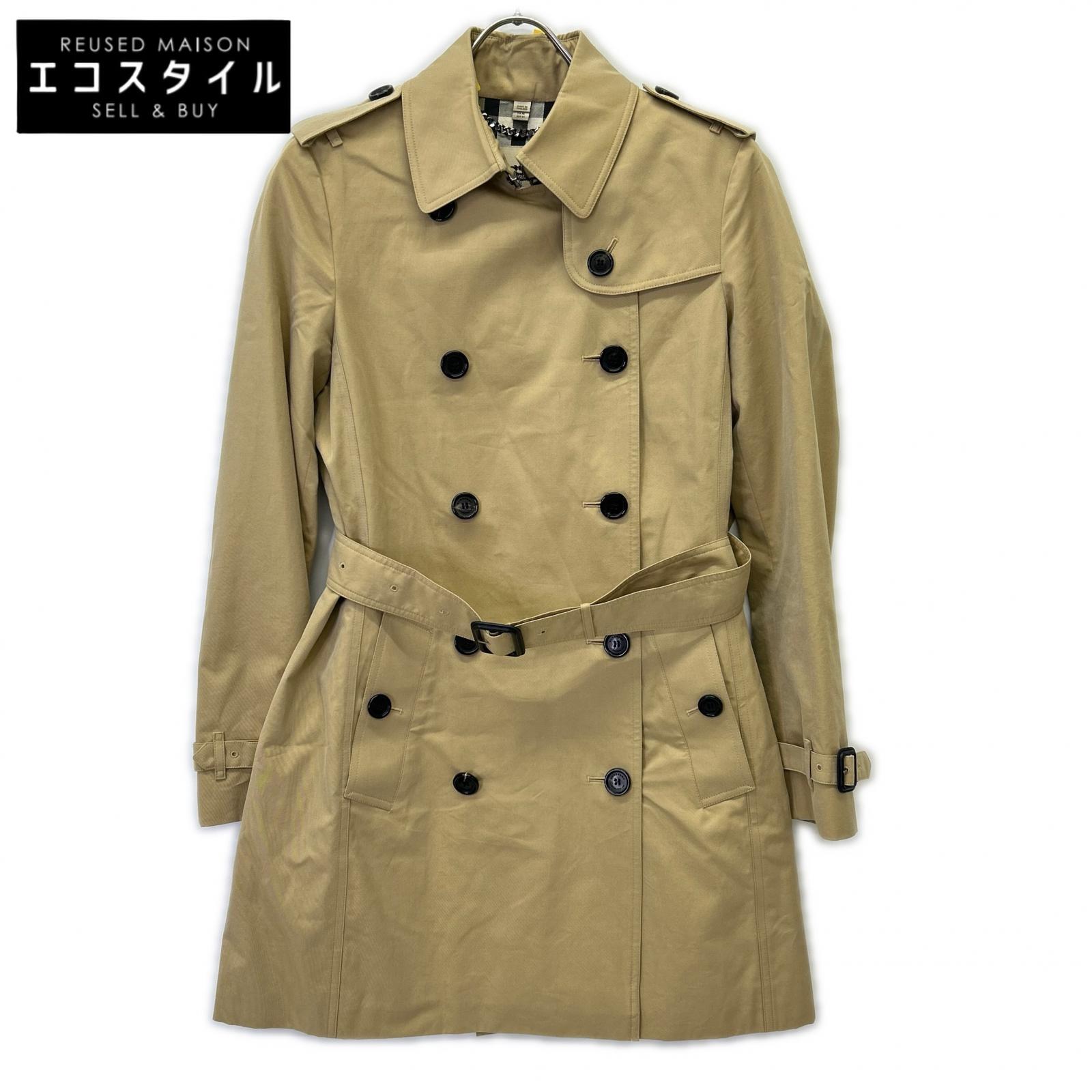 BURBERRY バーバリー 3885710 ベージュ バッキンガム トレンチコート 厚地の外套   38 ベージュ レディース 【中古】