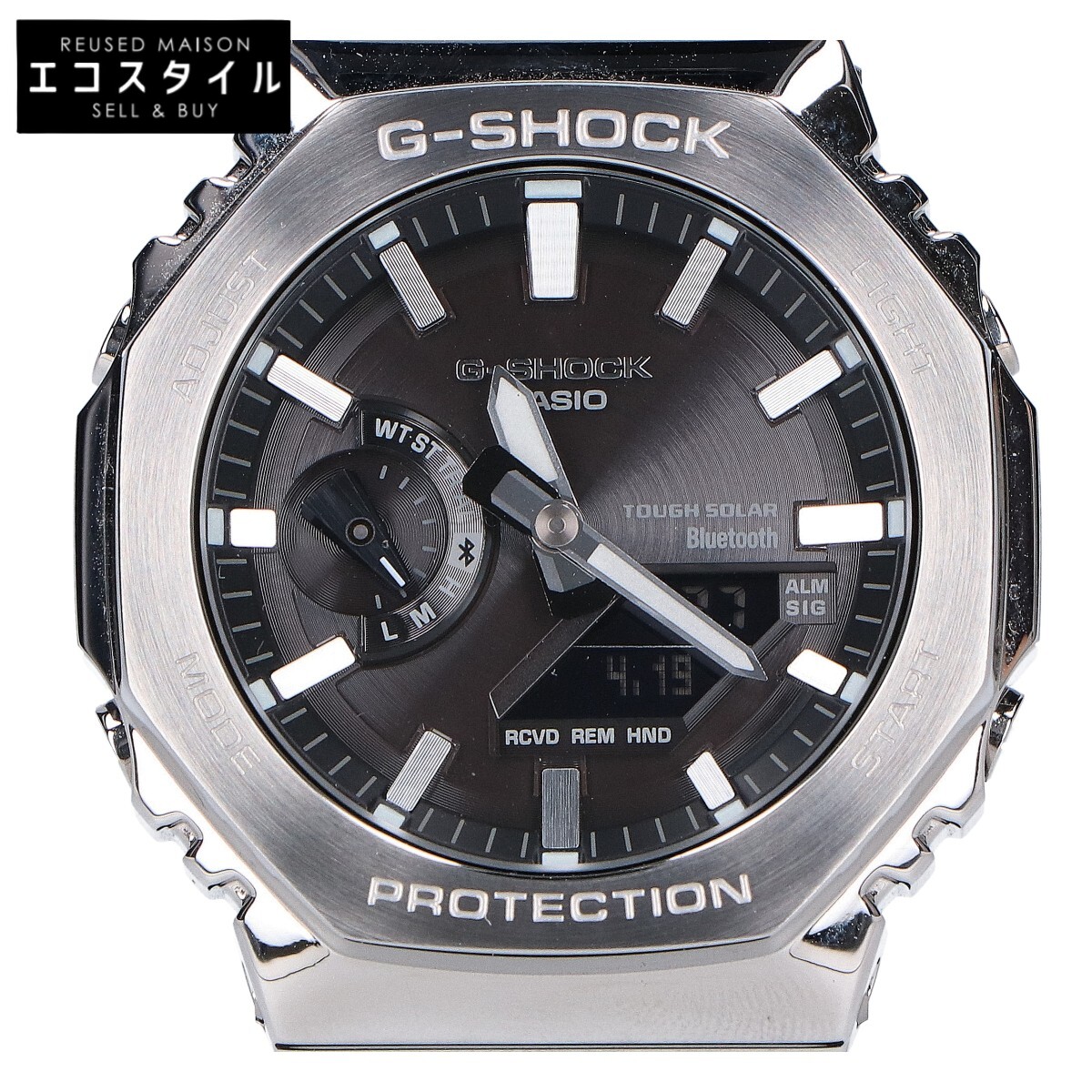 G-SHOCK ジーショック GM-B2100SD-1AJF  ソーラー デジアナ ウオッチ   黒いこと メンズ 【中古】