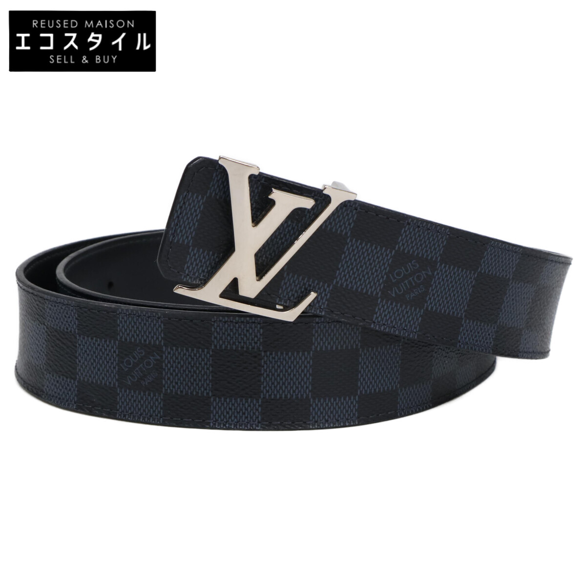 LOUIS VUITTON ルイヴィトン M0087 米国海軍 ダミエ 青緑色 三尺帯 三尺帯 三尺帯   100/40 米国海軍 メンズ 【中古】