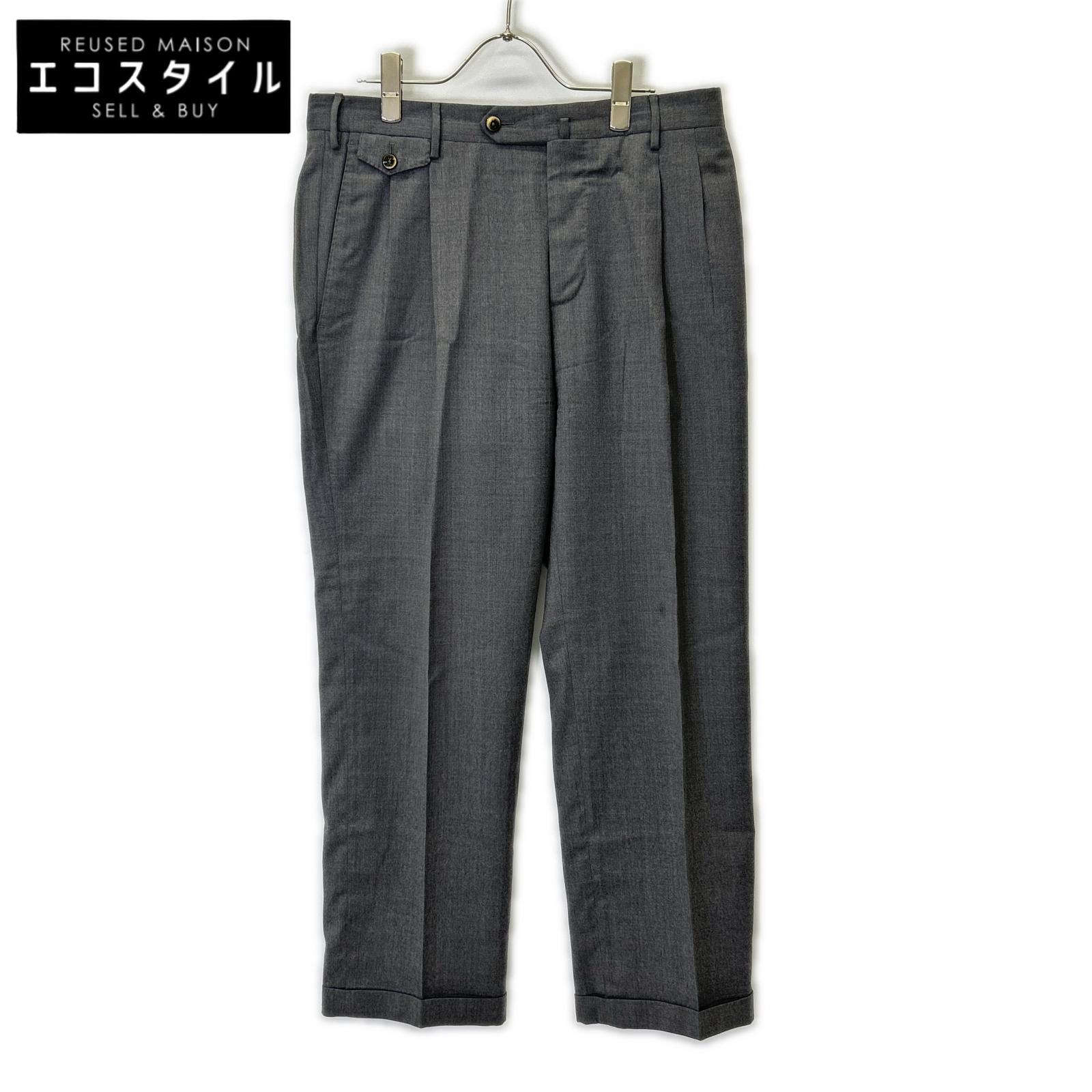 PT TORINO ピーティートリノ 薄墨色 COGFGDZPBCL1CD GENTLEMAN FIT スラックス ボトムス   48 薄墨色 メンズ 【中古】