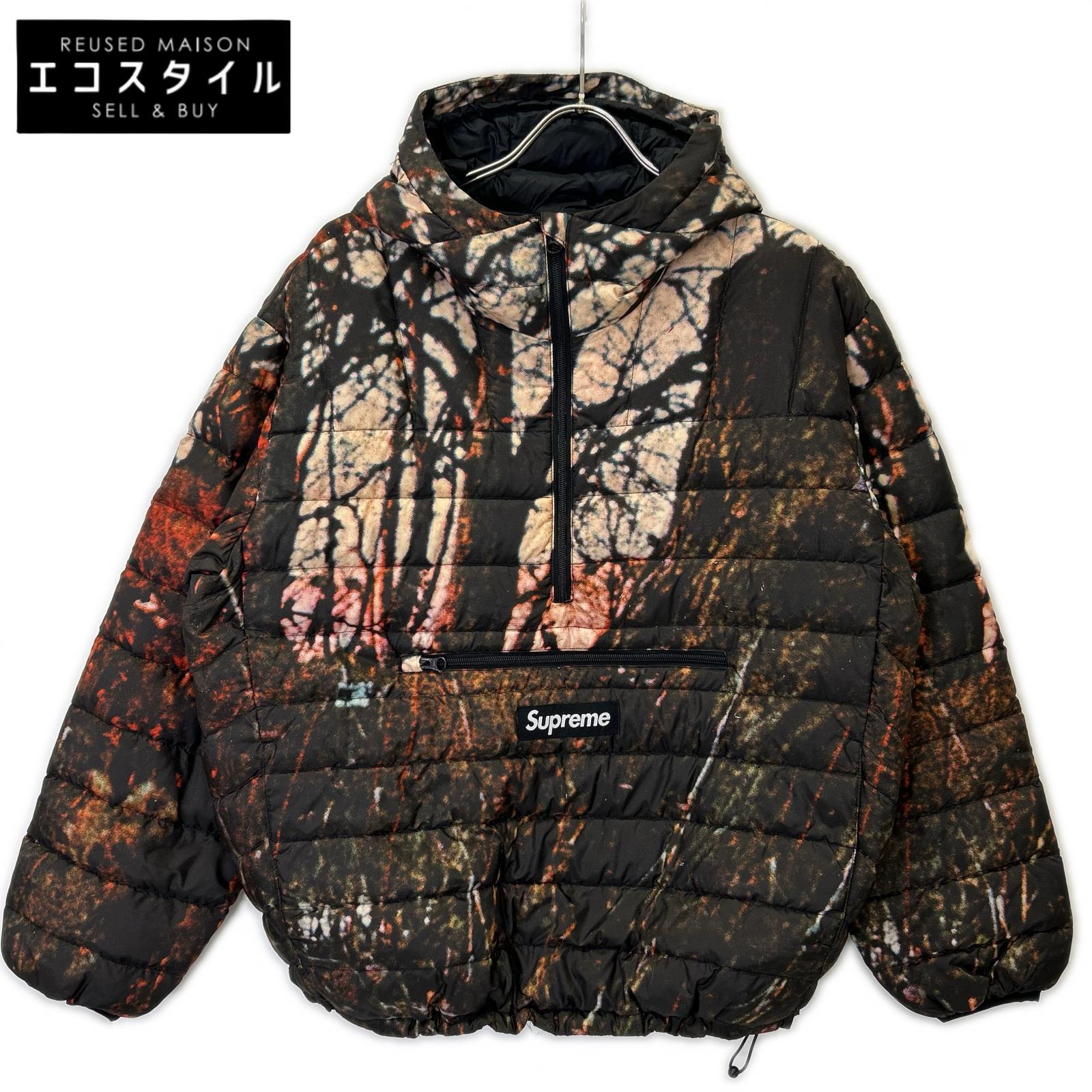 Supreme シュプリーム 20AW Micro Down Half Zip Hooded Pullover トップス   S 赤銅色 メンズ 【中古】