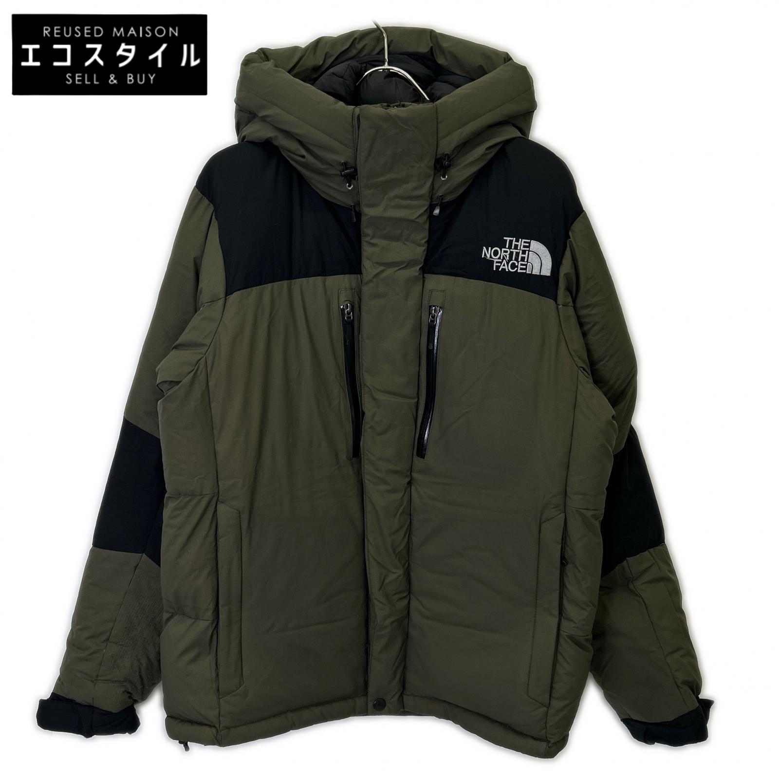 THE NORTH FACE 北の方人間の顔 ND92340 ﾆｭｰﾄｰﾌﾟ ﾊﾞﾙﾄﾛﾗｲﾄｼﾞｬｹｯﾄ 上衣 XL カーキ メンズ 【中古】 コート・ジャケット-メンズファッション