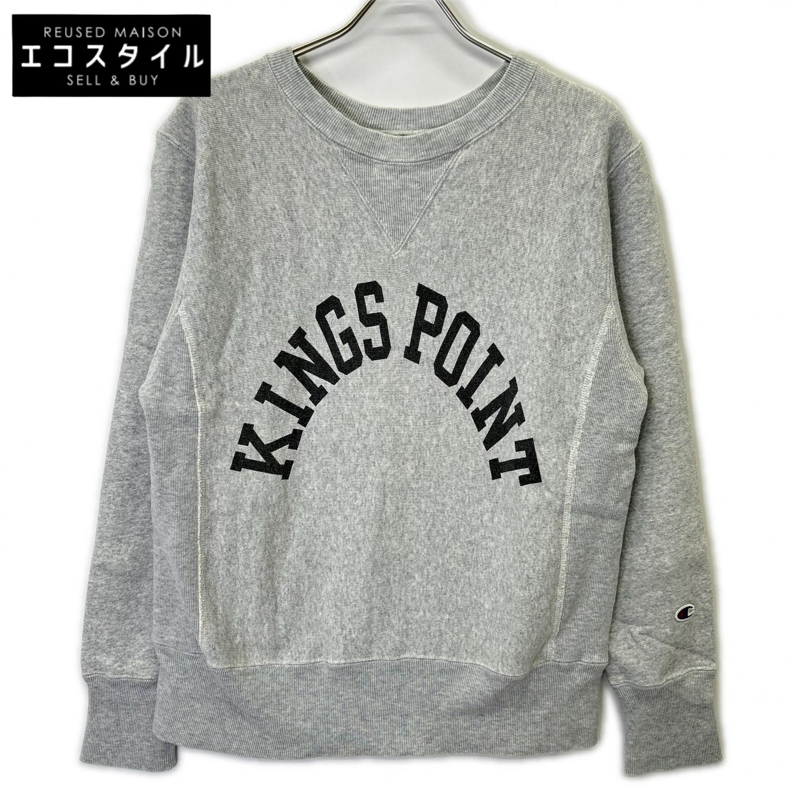 Champion はやりっ子 薄墨色 リバースウィーブ KINGS POINT トレーナー トップス   MEDIUM 薄墨色 メンズ 【中古】